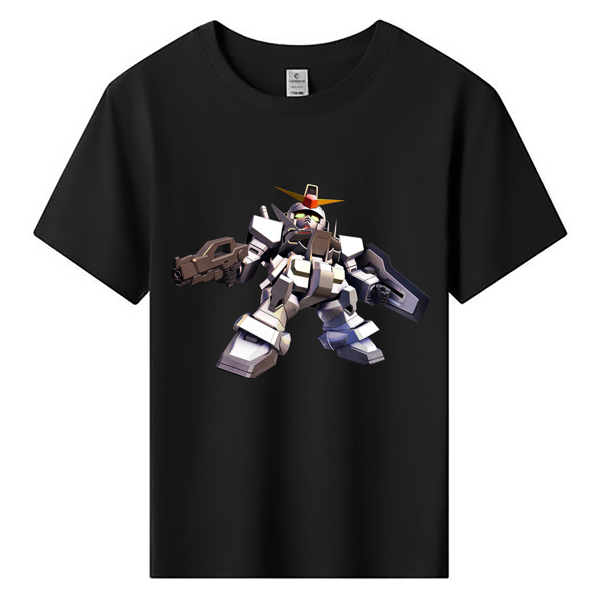 （画像用） 機動戦士ガンダム Mobile Suit Gundam 綿100％キッズTシャツ（フロントプリント）