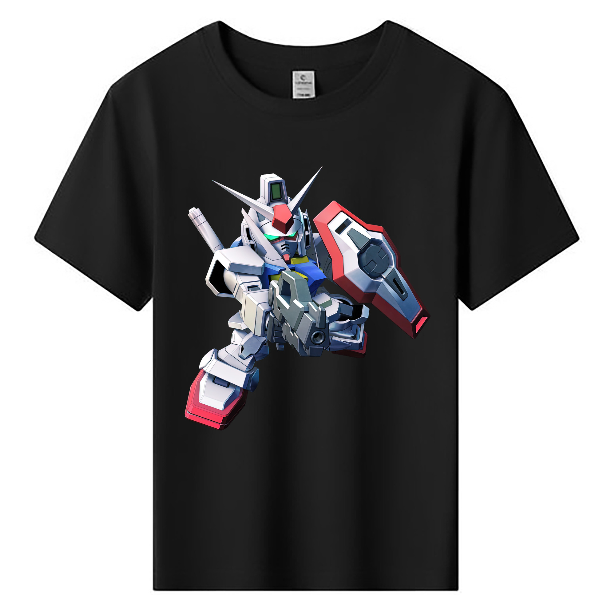 （画像用） 機動戦士ガンダム Mobile Suit Gundam 綿100％キッズTシャツ（フロントプリント）
