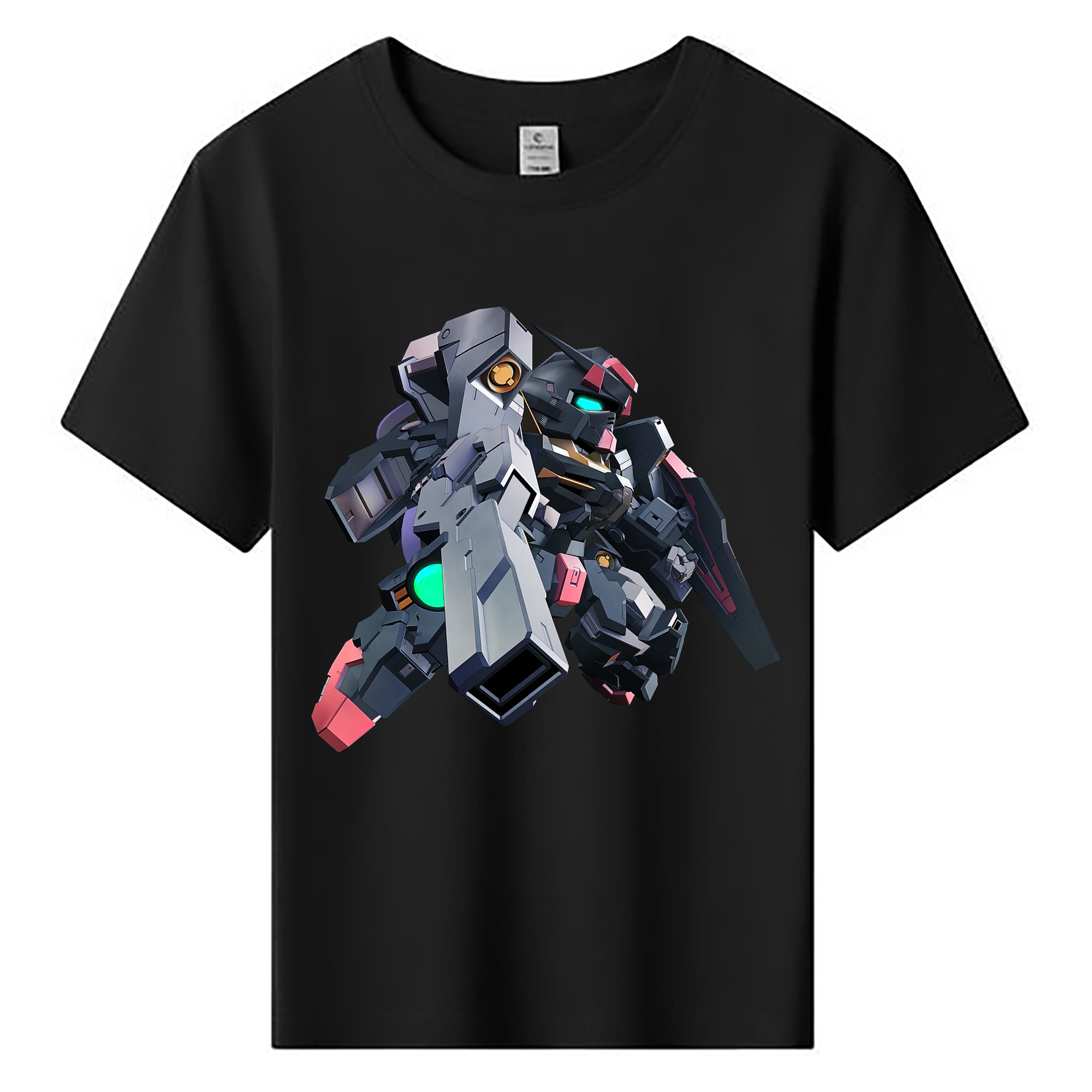 （画像用） 機動戦士ガンダム Mobile Suit Gundam 綿100％キッズTシャツ（フロントプリント）