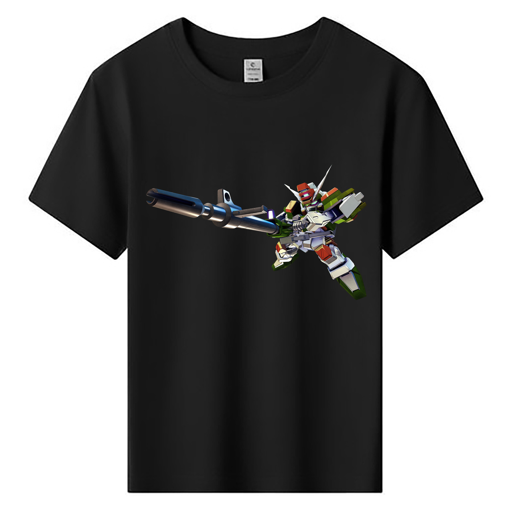 （画像用） 機動戦士ガンダム Mobile Suit Gundam 綿100％キッズTシャツ（フロントプリント）