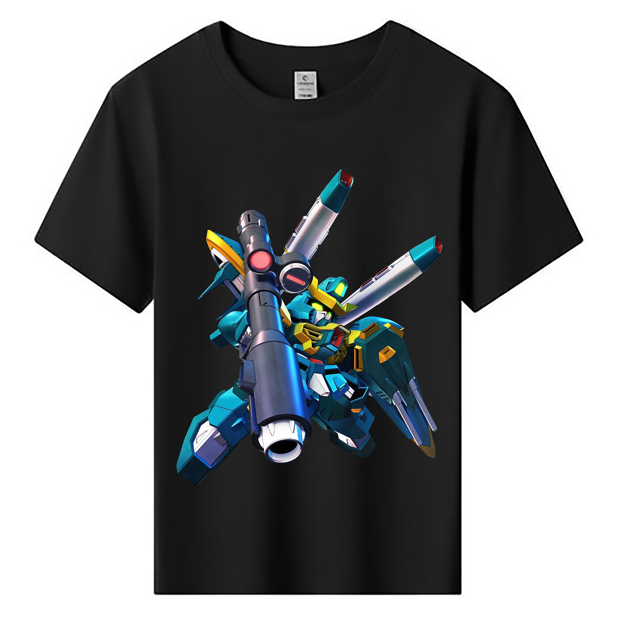 （画像用） 機動戦士ガンダム Mobile Suit Gundam 綿100％キッズTシャツ（フロントプリント）