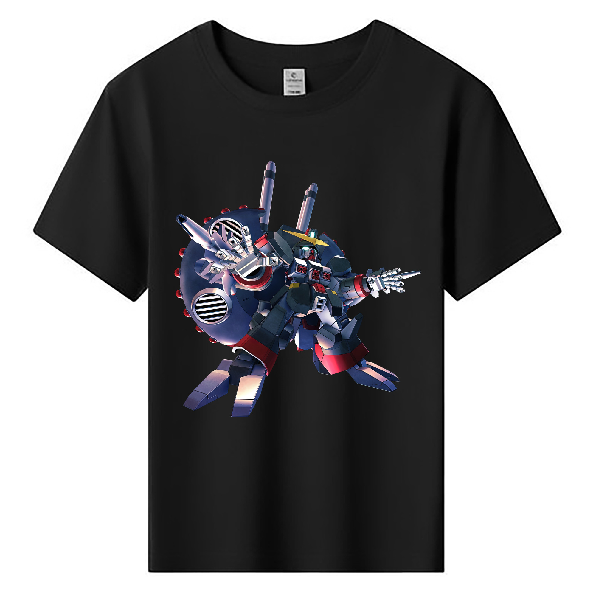 （画像用） 機動戦士ガンダム Mobile Suit Gundam 綿100％キッズTシャツ（フロントプリント）