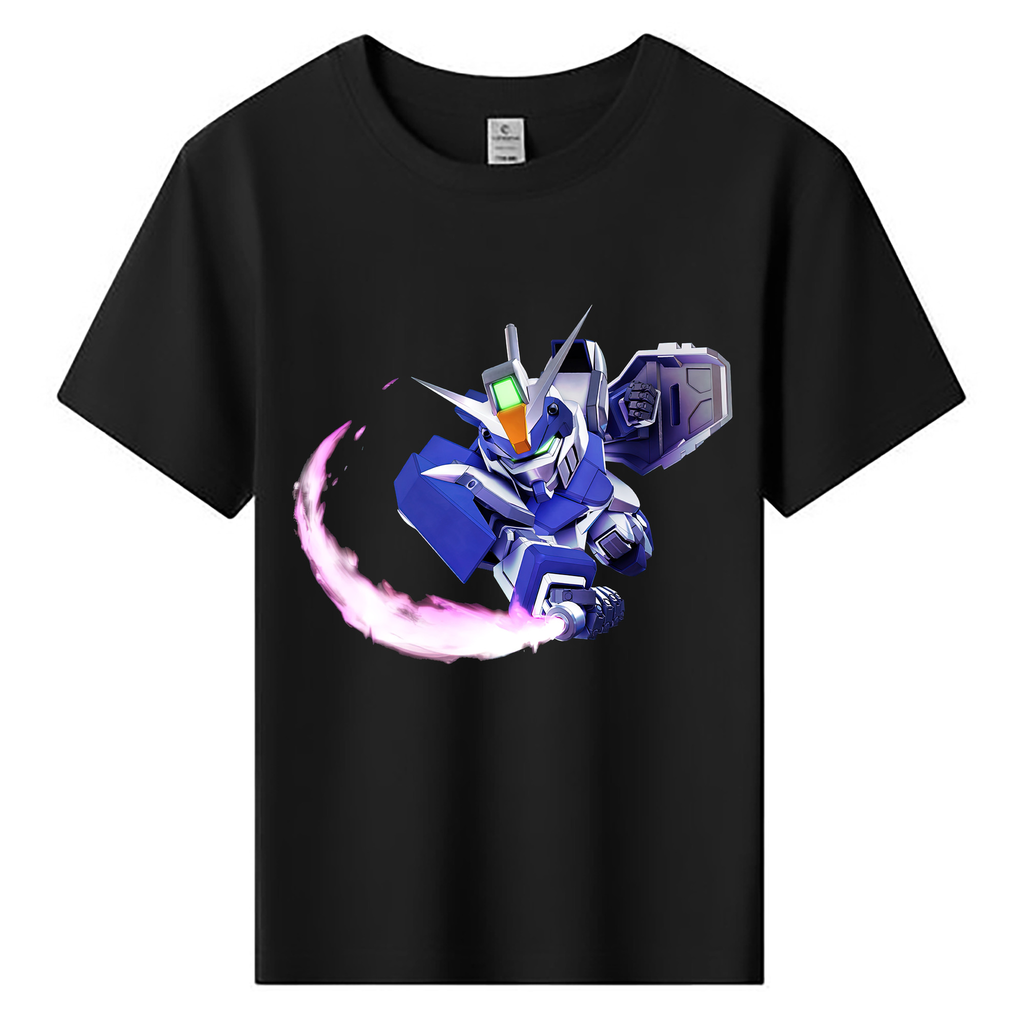 （画像用） 機動戦士ガンダム Mobile Suit Gundam 綿100％キッズTシャツ（フロントプリント）