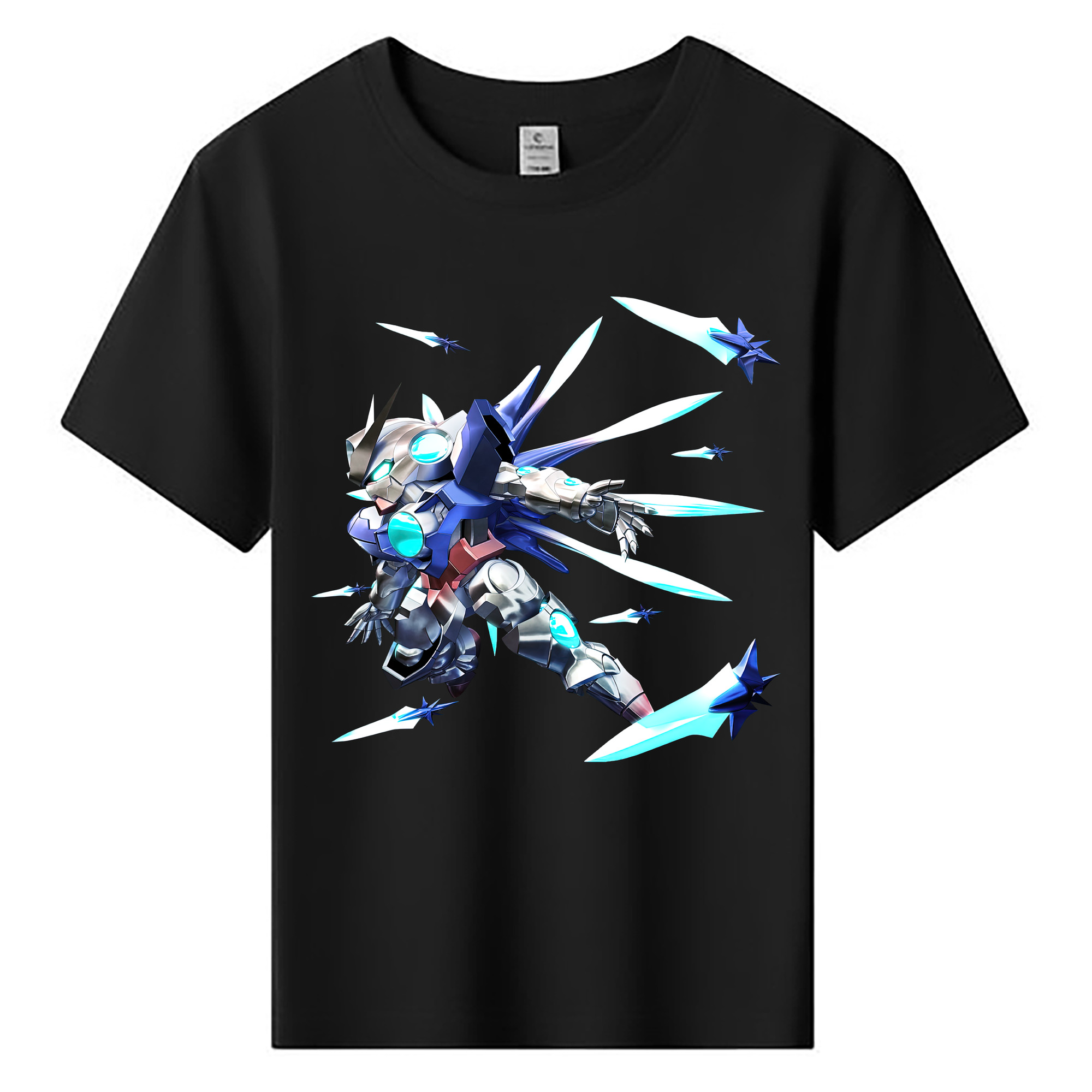 （画像用） 機動戦士ガンダム Mobile Suit Gundam 綿100％キッズTシャツ（フロントプリント）