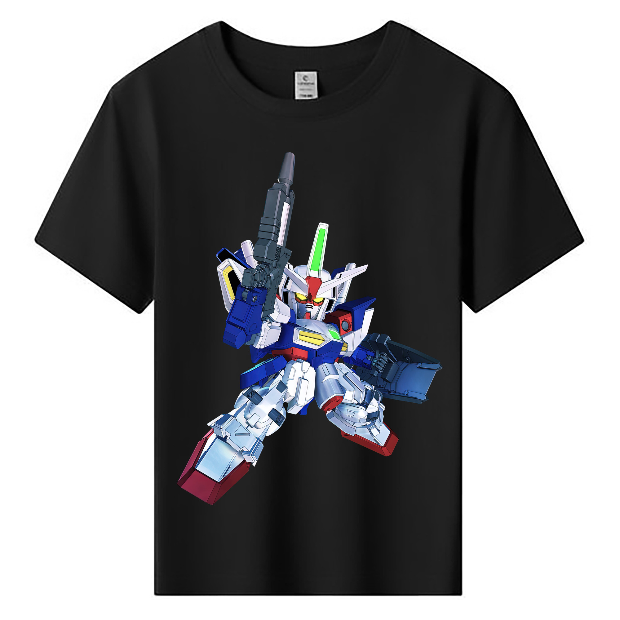 （画像用） 機動戦士ガンダム Mobile Suit Gundam 綿100％キッズTシャツ（フロントプリント）