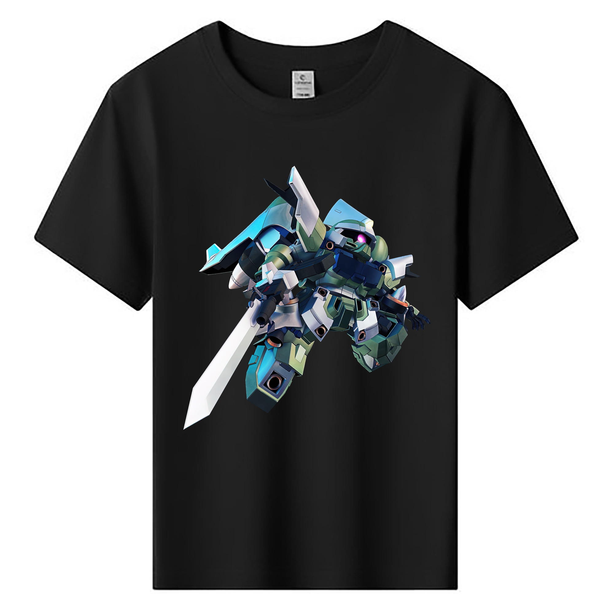 （画像用） 機動戦士ガンダム Mobile Suit Gundam 綿100％キッズTシャツ（フロントプリント）