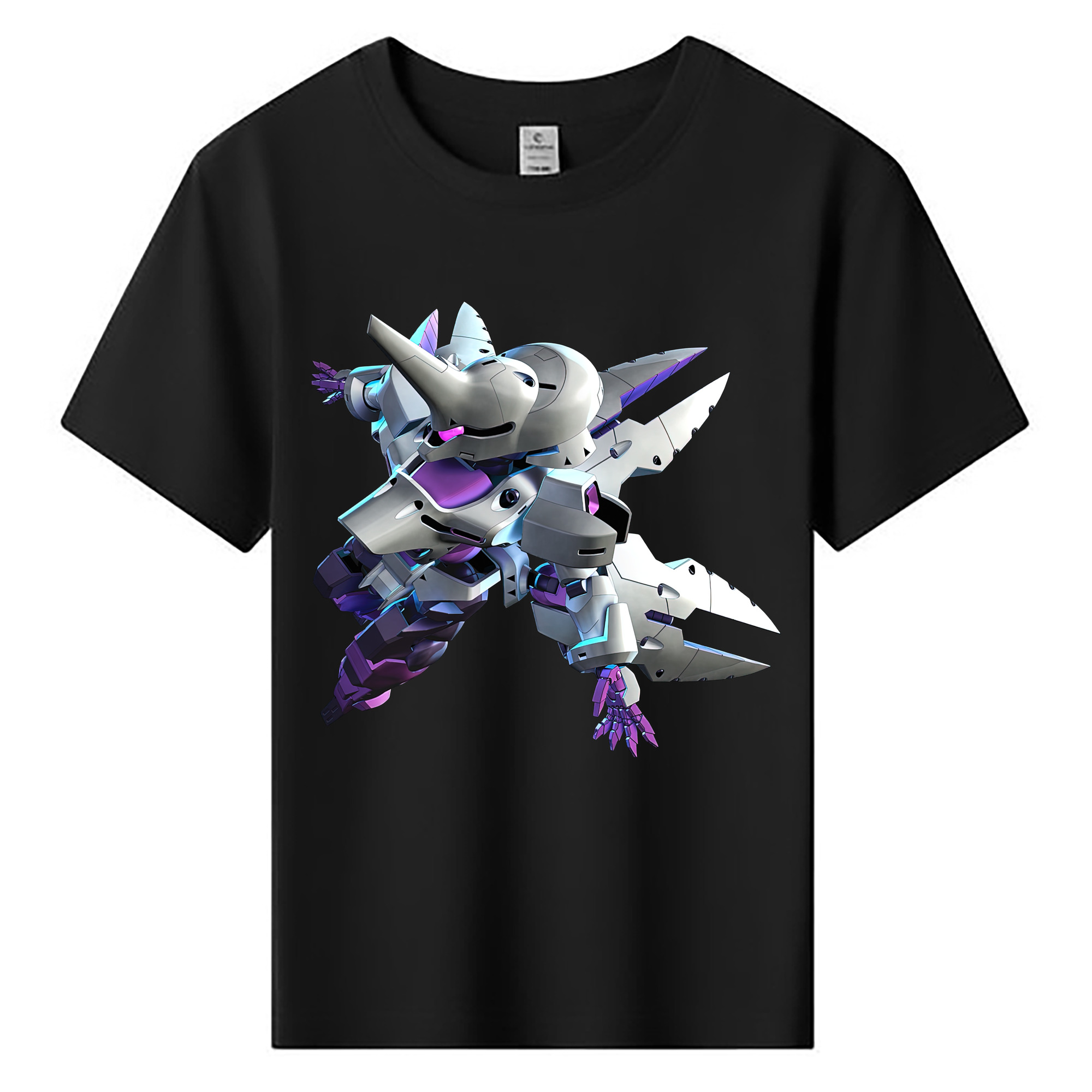 （画像用） 機動戦士ガンダム Mobile Suit Gundam 綿100％キッズTシャツ（フロントプリント）