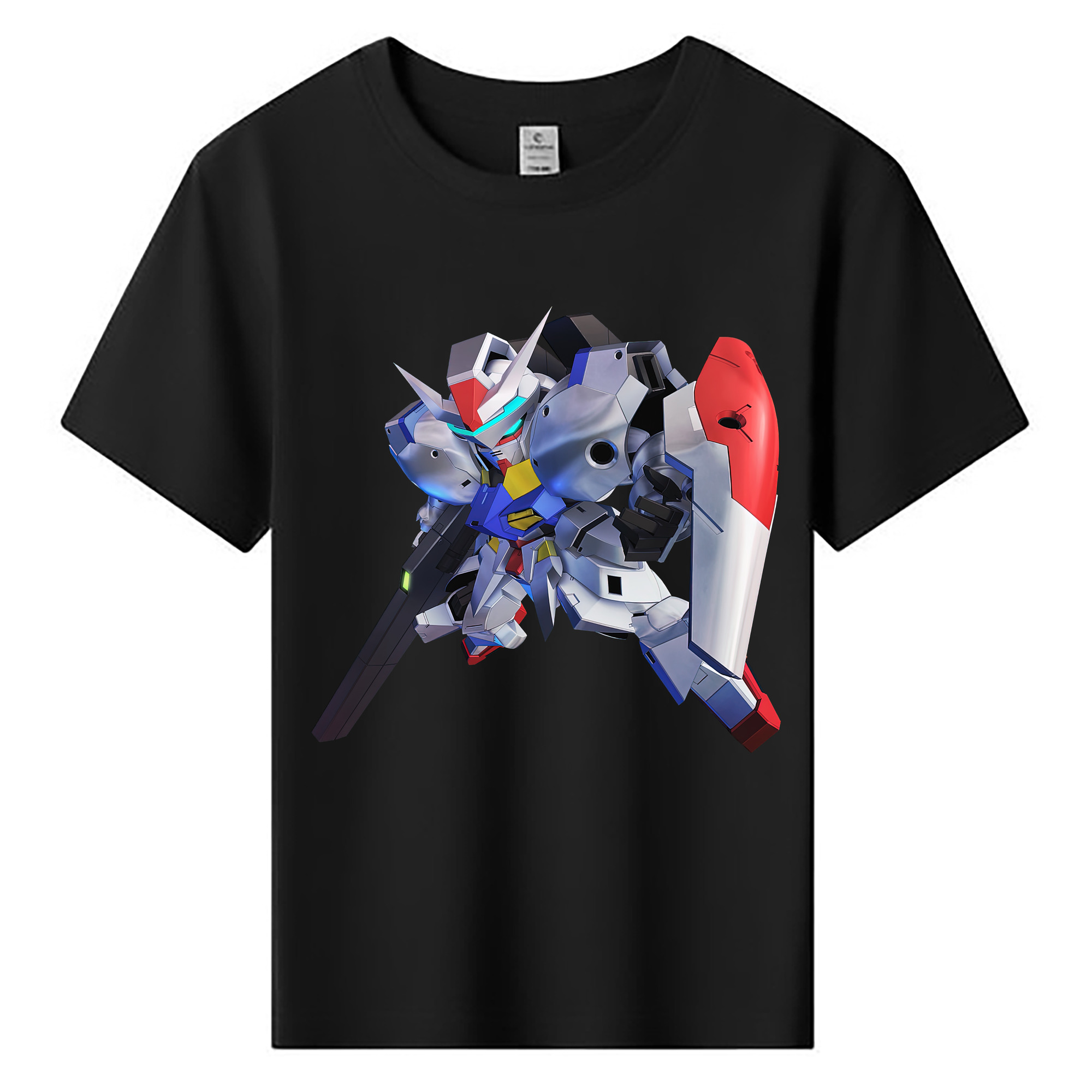 （画像用） 機動戦士ガンダム Mobile Suit Gundam 綿100％キッズTシャツ（フロントプリント）