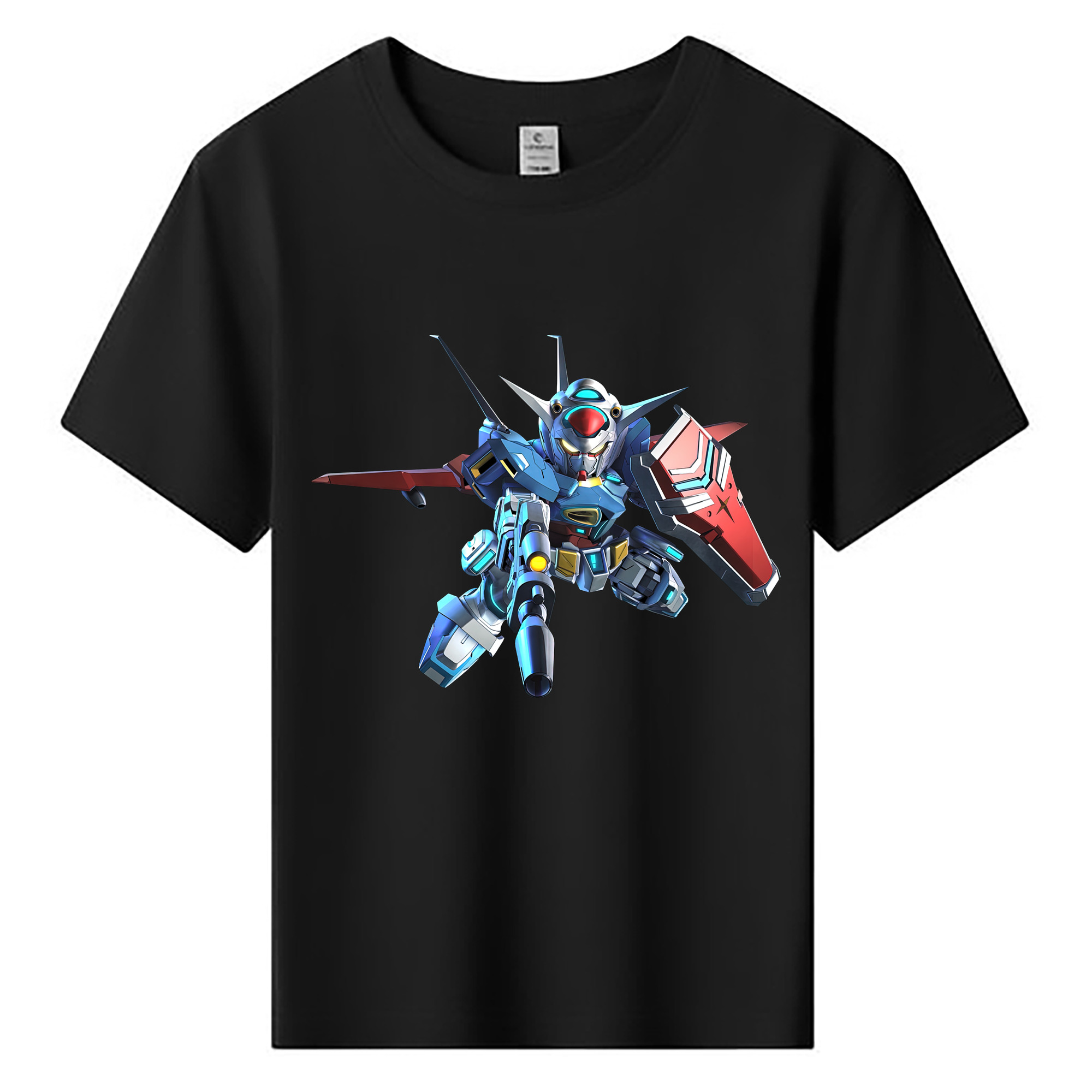 （画像用） 機動戦士ガンダム Mobile Suit Gundam 綿100％キッズTシャツ（フロントプリント）