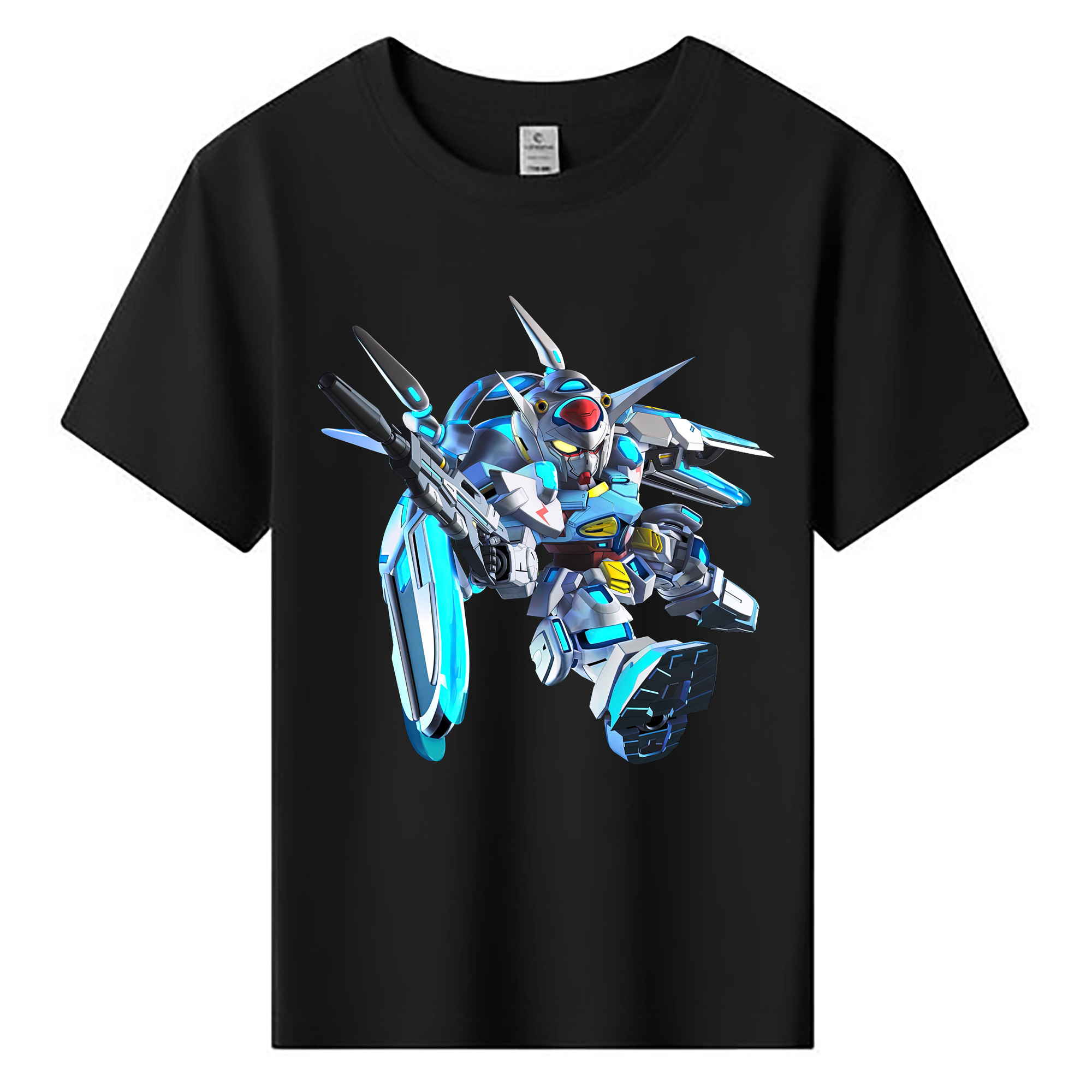 （画像用） 機動戦士ガンダム Mobile Suit Gundam 綿100％キッズTシャツ（フロントプリント）