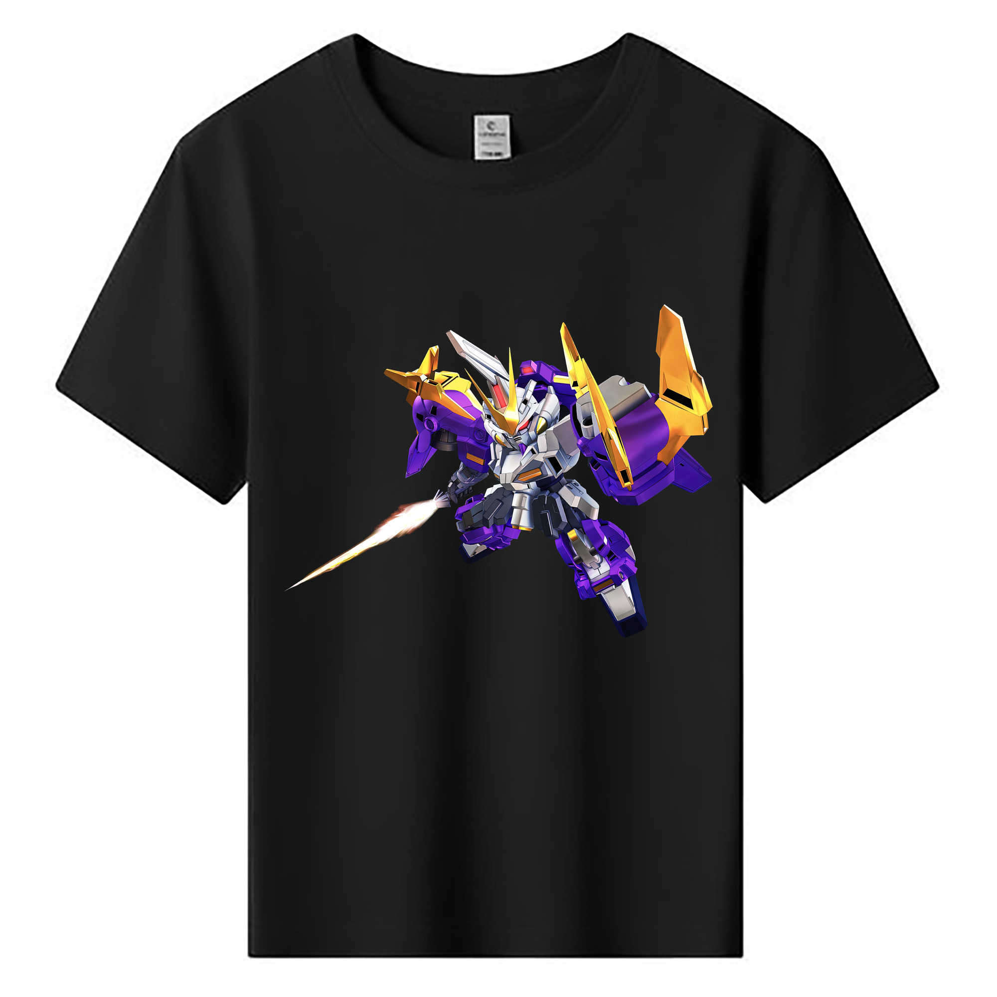 （画像用） 機動戦士ガンダム Mobile Suit Gundam 綿100％キッズTシャツ（フロントプリント）