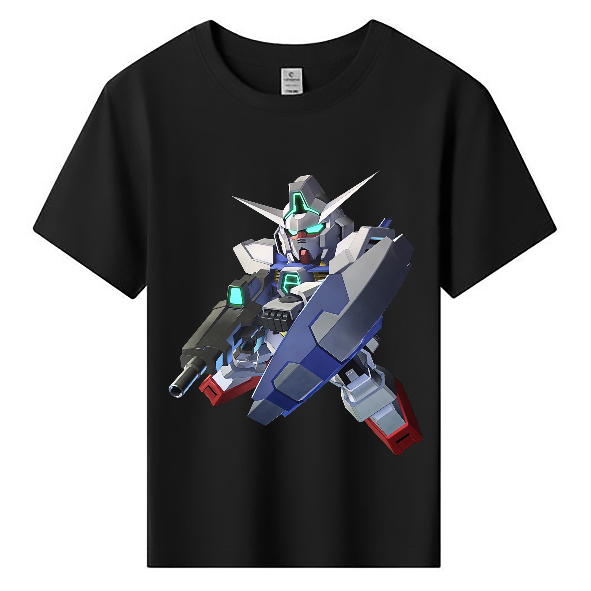 （画像用） 機動戦士ガンダム Mobile Suit Gundam 綿100％キッズTシャツ（フロントプリント）