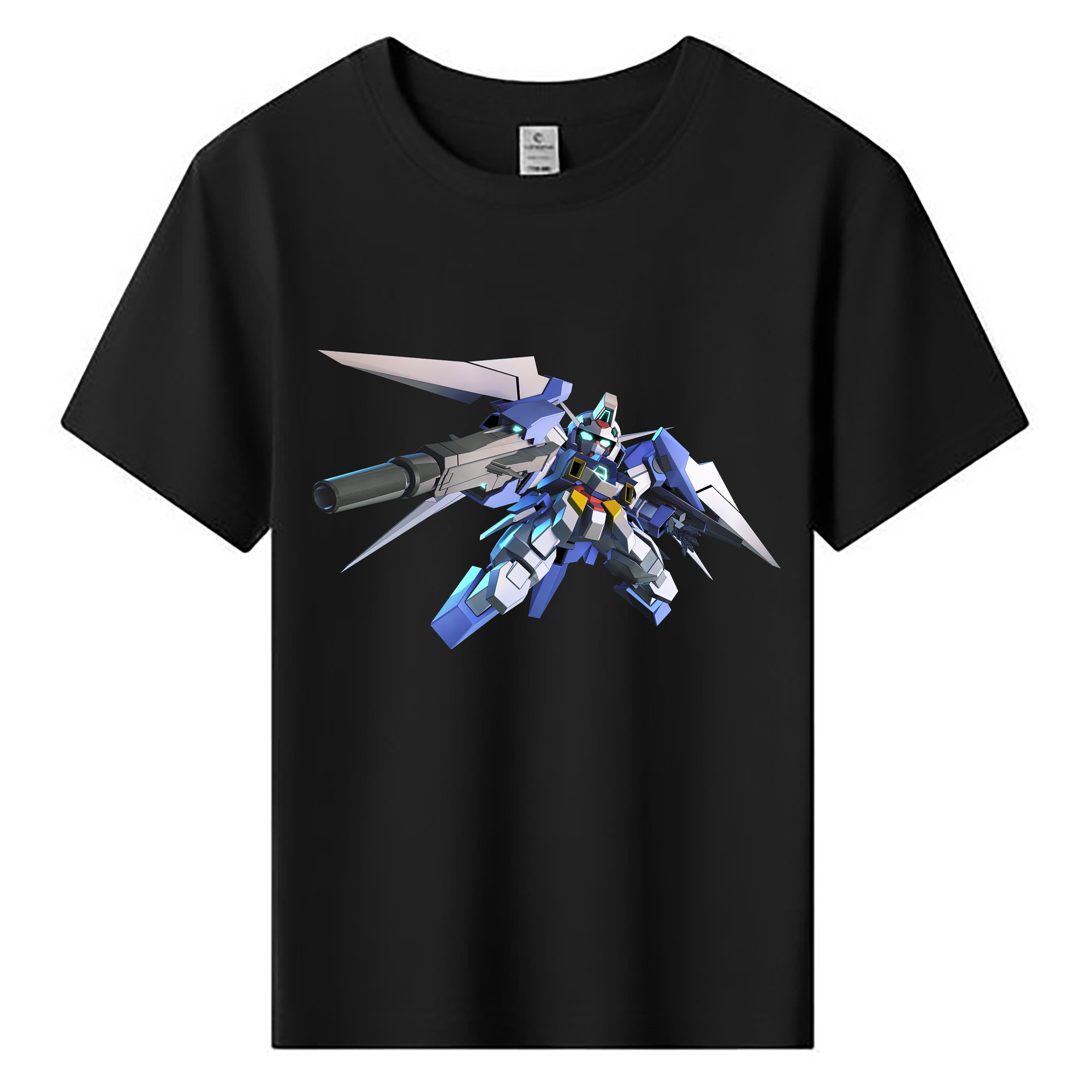 （画像用） 機動戦士ガンダム Mobile Suit Gundam 綿100％キッズTシャツ（フロントプリント）