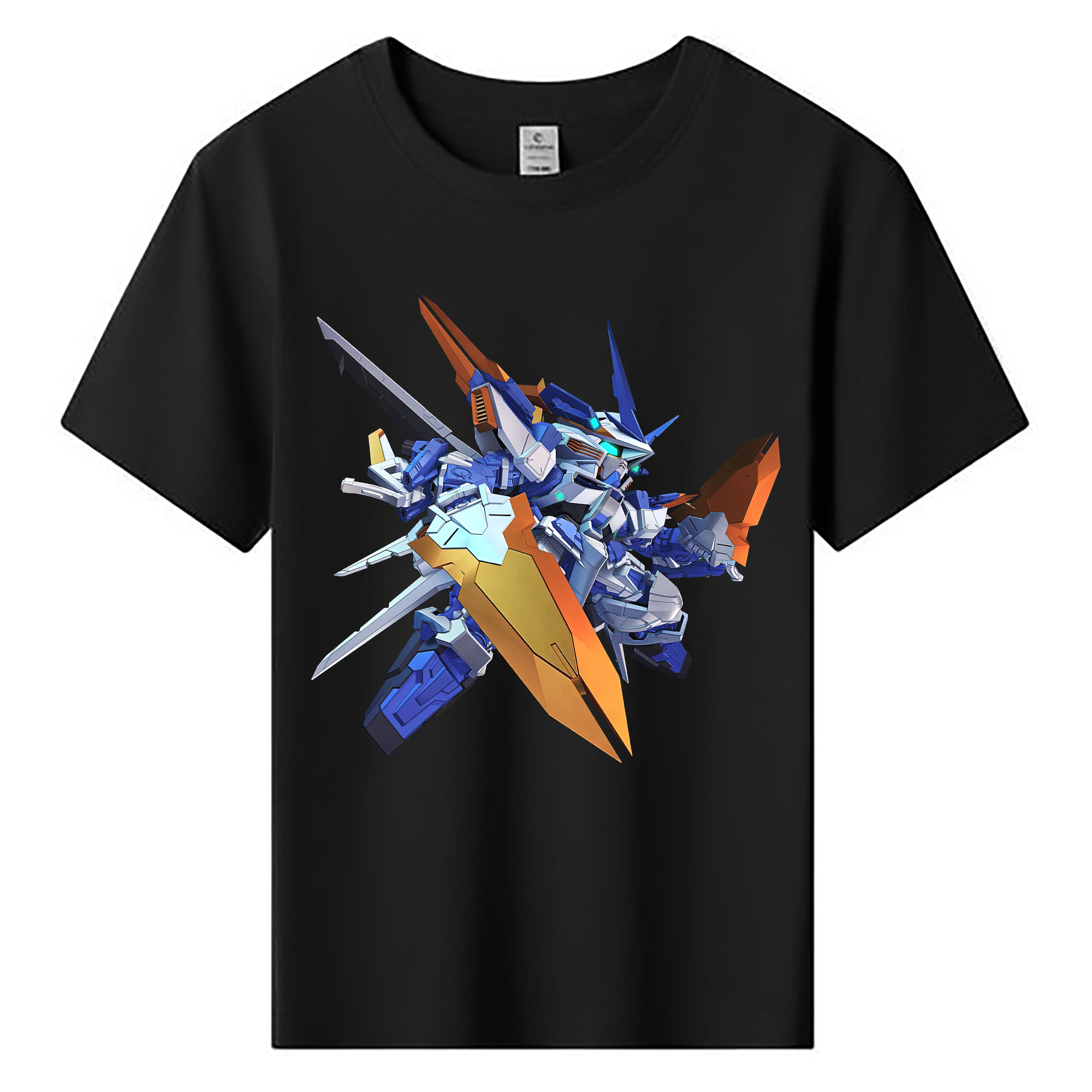 （画像用） 機動戦士ガンダム Mobile Suit Gundam 綿100％キッズTシャツ（フロントプリント）
