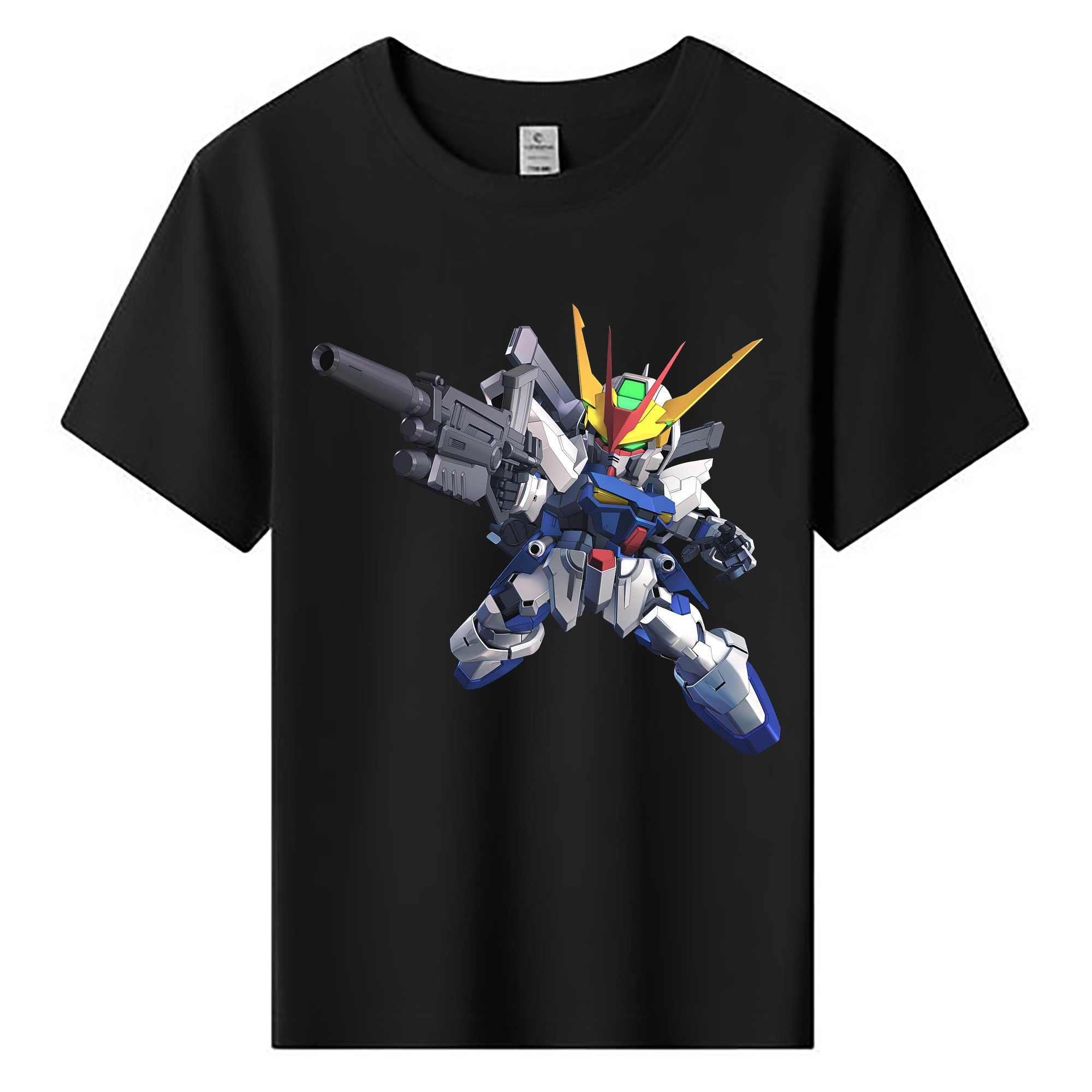 （画像用） 機動戦士ガンダム Mobile Suit Gundam 綿100％キッズTシャツ（フロントプリント）