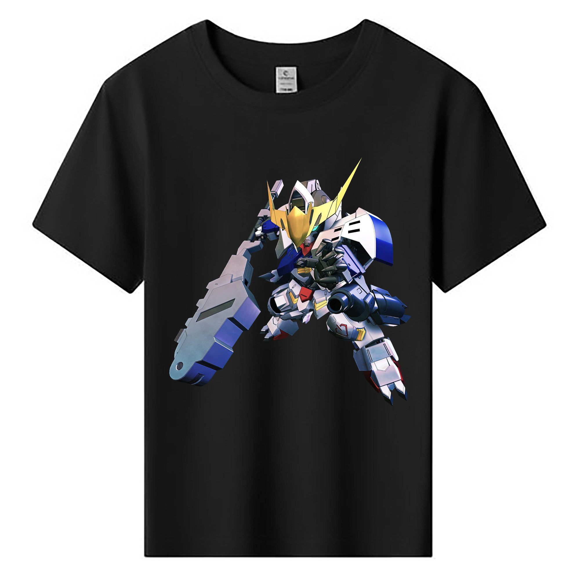 （画像用） 機動戦士ガンダム Mobile Suit Gundam 綿100％キッズTシャツ（フロントプリント）