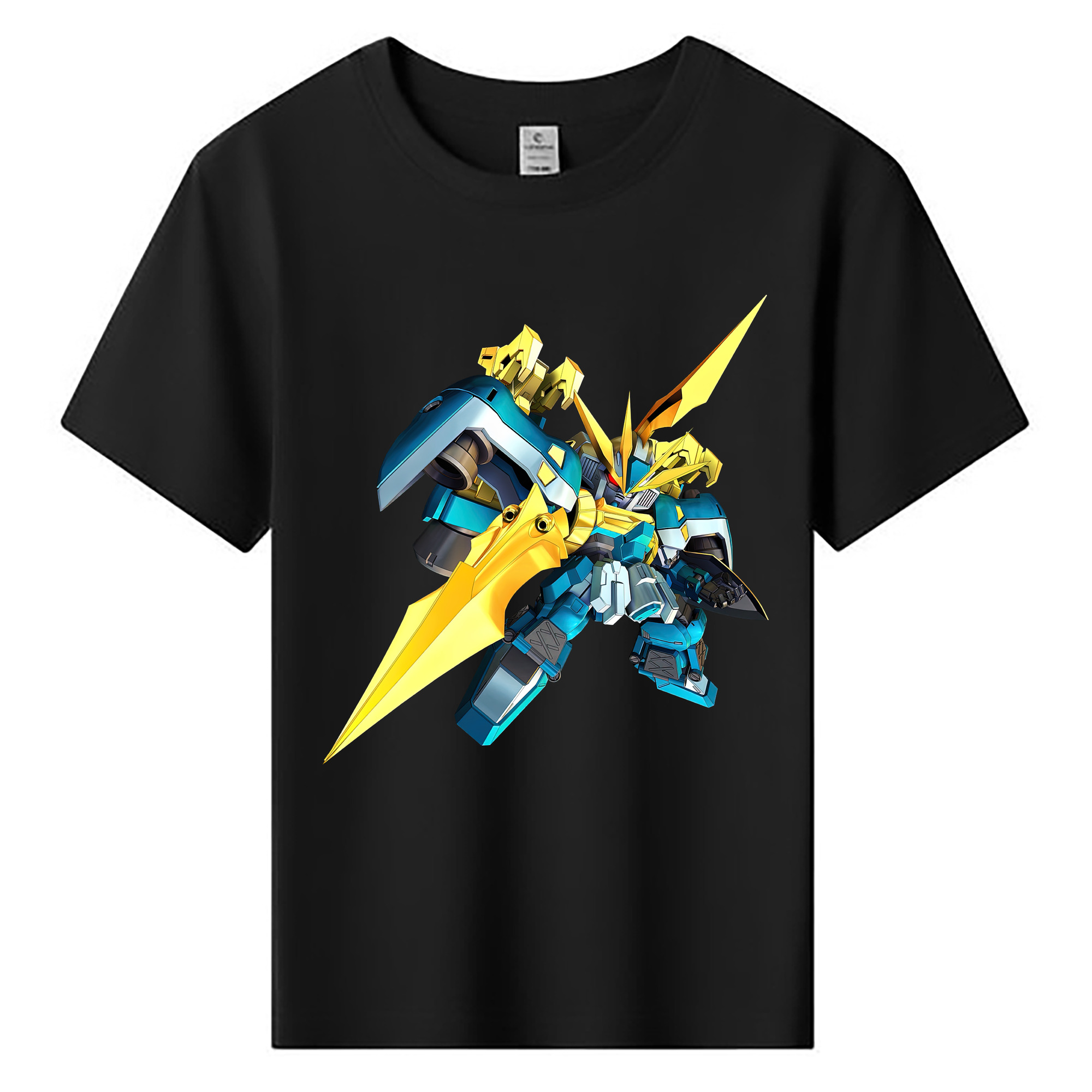 （画像用） 機動戦士ガンダム Mobile Suit Gundam 綿100％キッズTシャツ（フロントプリント）