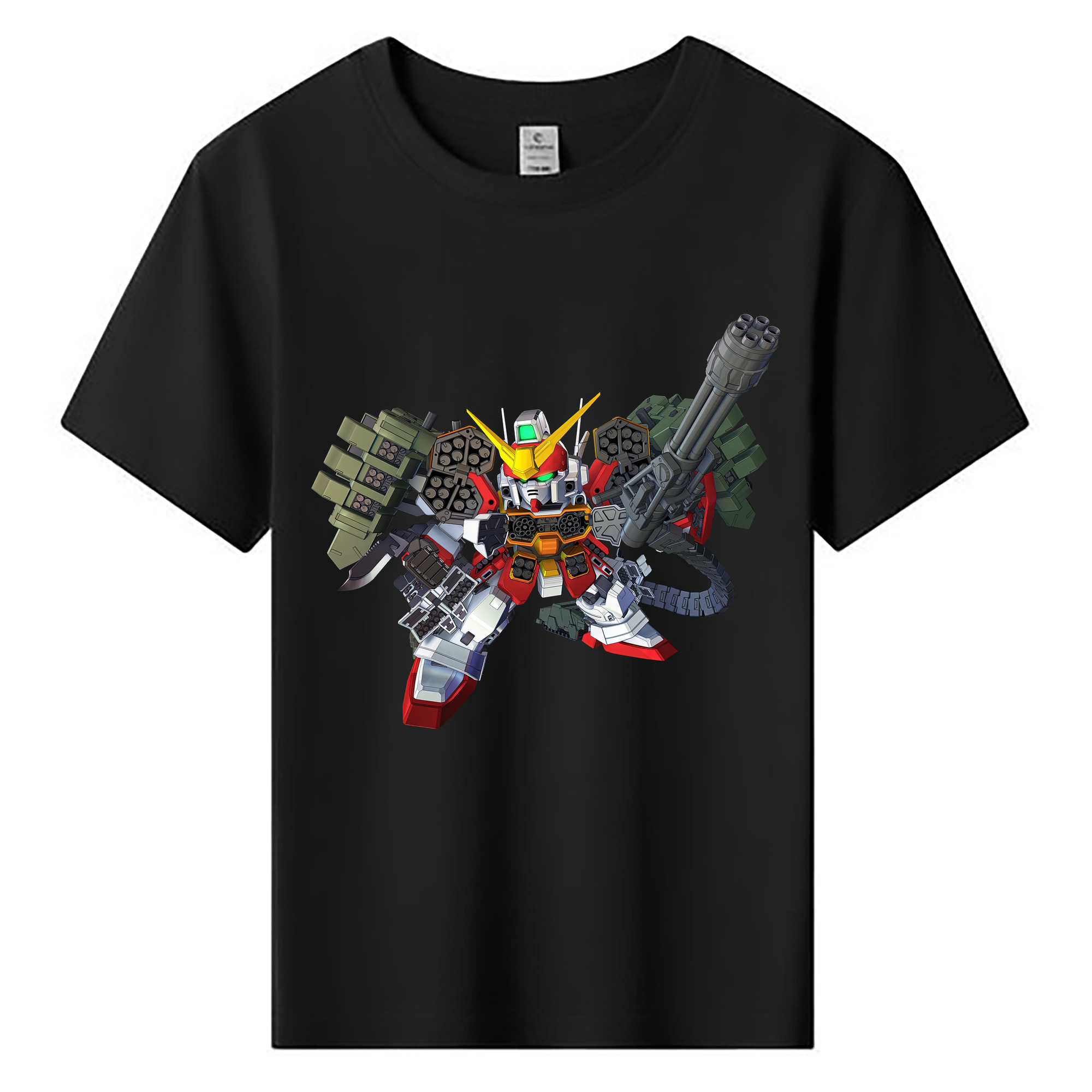 （画像用） 機動戦士ガンダム Mobile Suit Gundam 綿100％キッズTシャツ（フロントプリント）