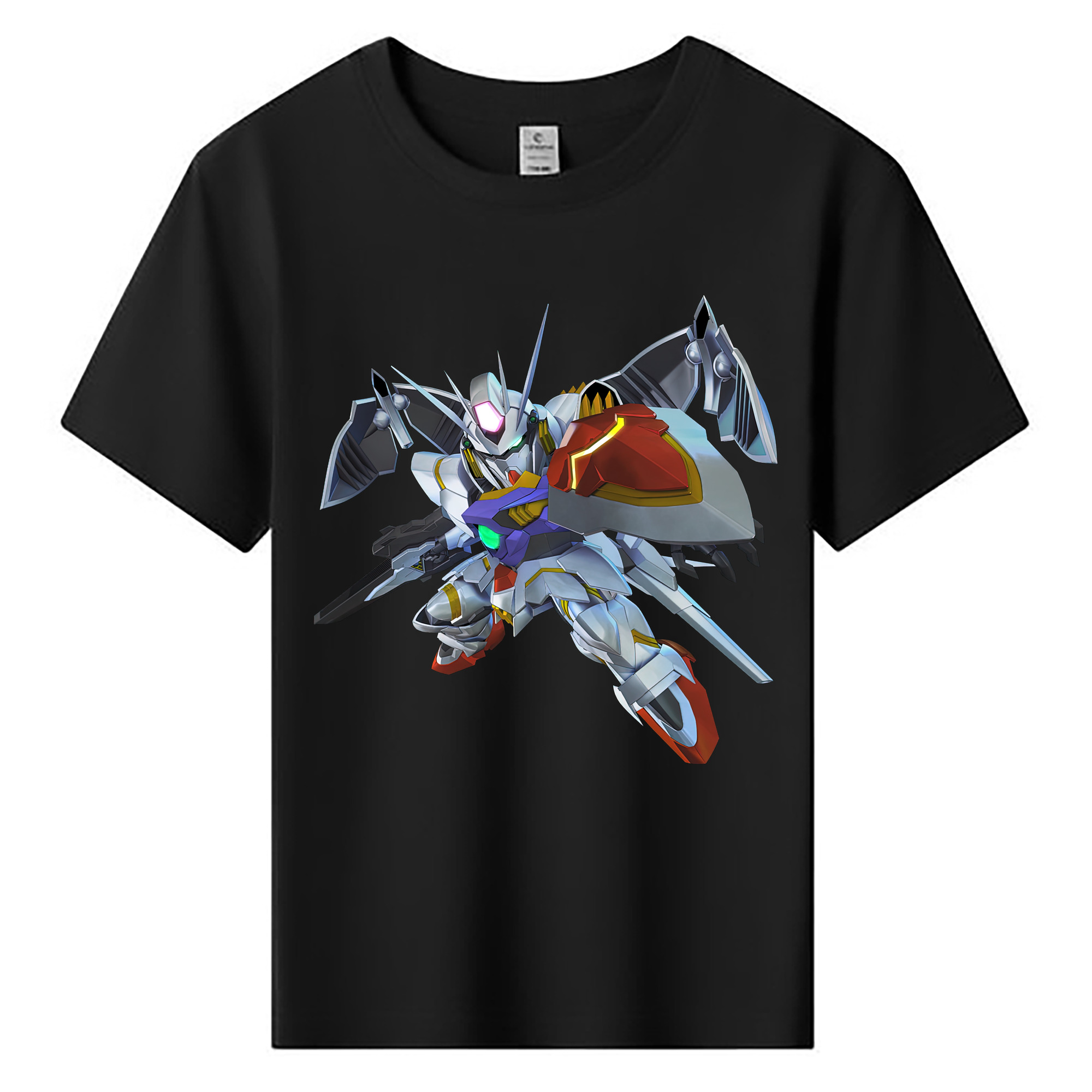（画像用） 機動戦士ガンダム Mobile Suit Gundam 綿100％キッズTシャツ（フロントプリント）