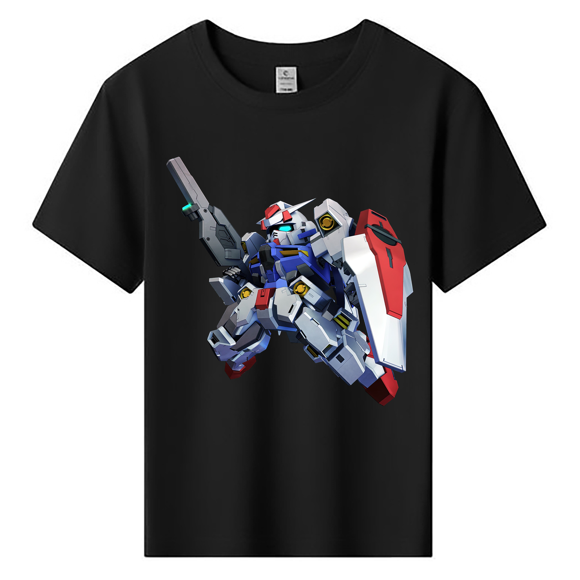 （画像用） 機動戦士ガンダム Mobile Suit Gundam 綿100％キッズTシャツ（フロントプリント）