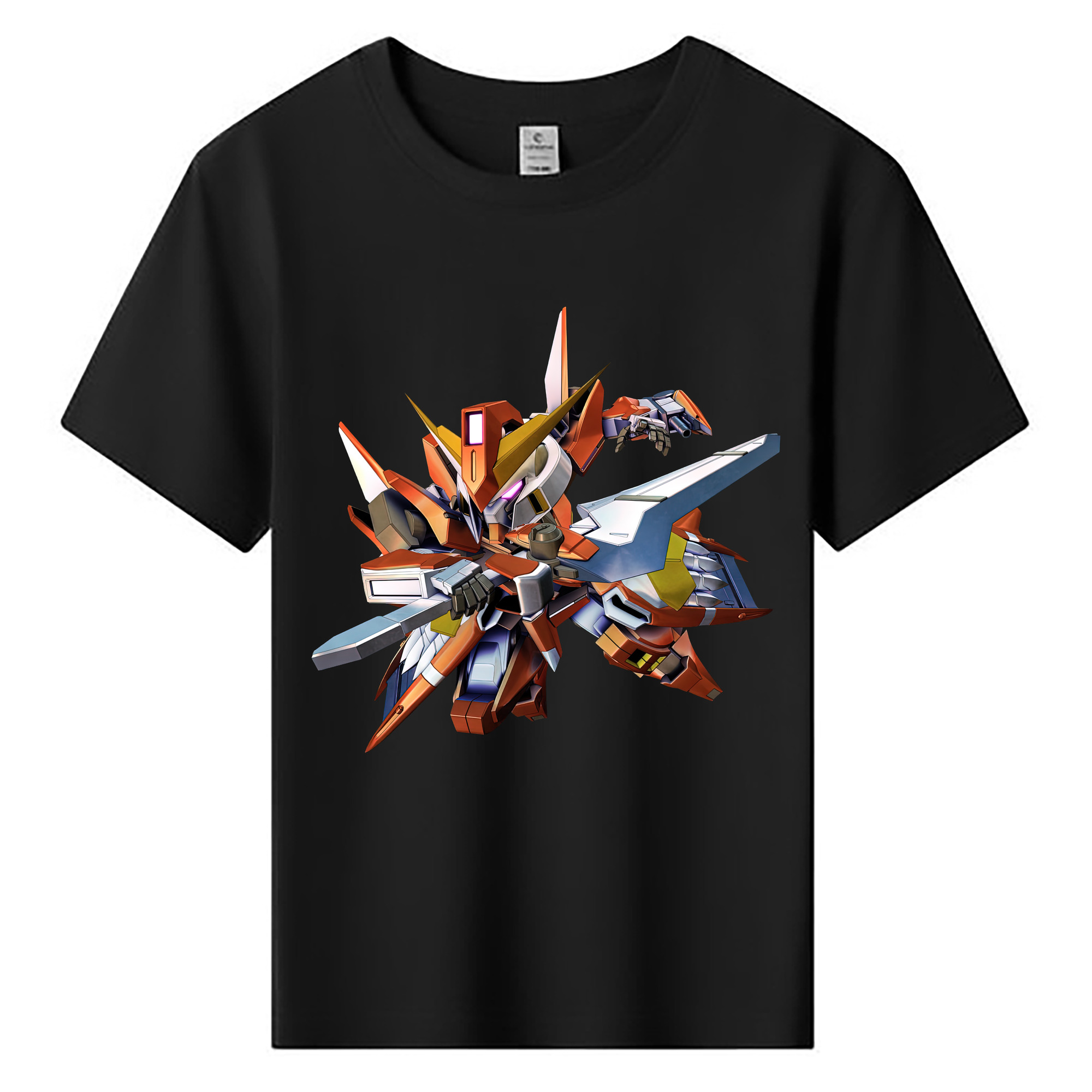 （画像用） 機動戦士ガンダム Mobile Suit Gundam 綿100％キッズTシャツ（フロントプリント）
