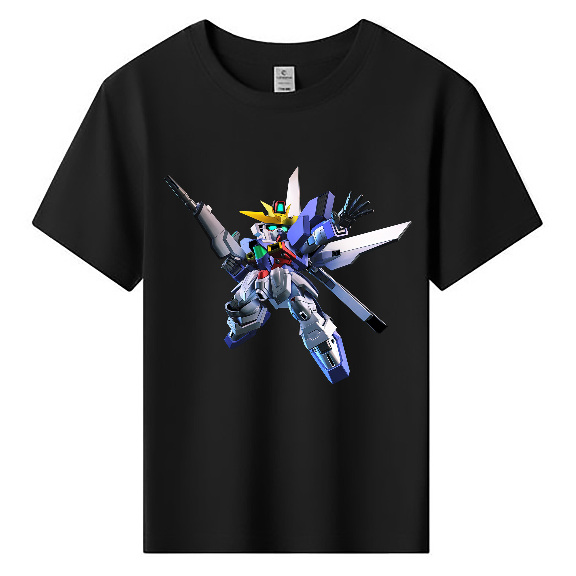 （画像用） 機動戦士ガンダム Mobile Suit Gundam 綿100％キッズTシャツ（フロントプリント）