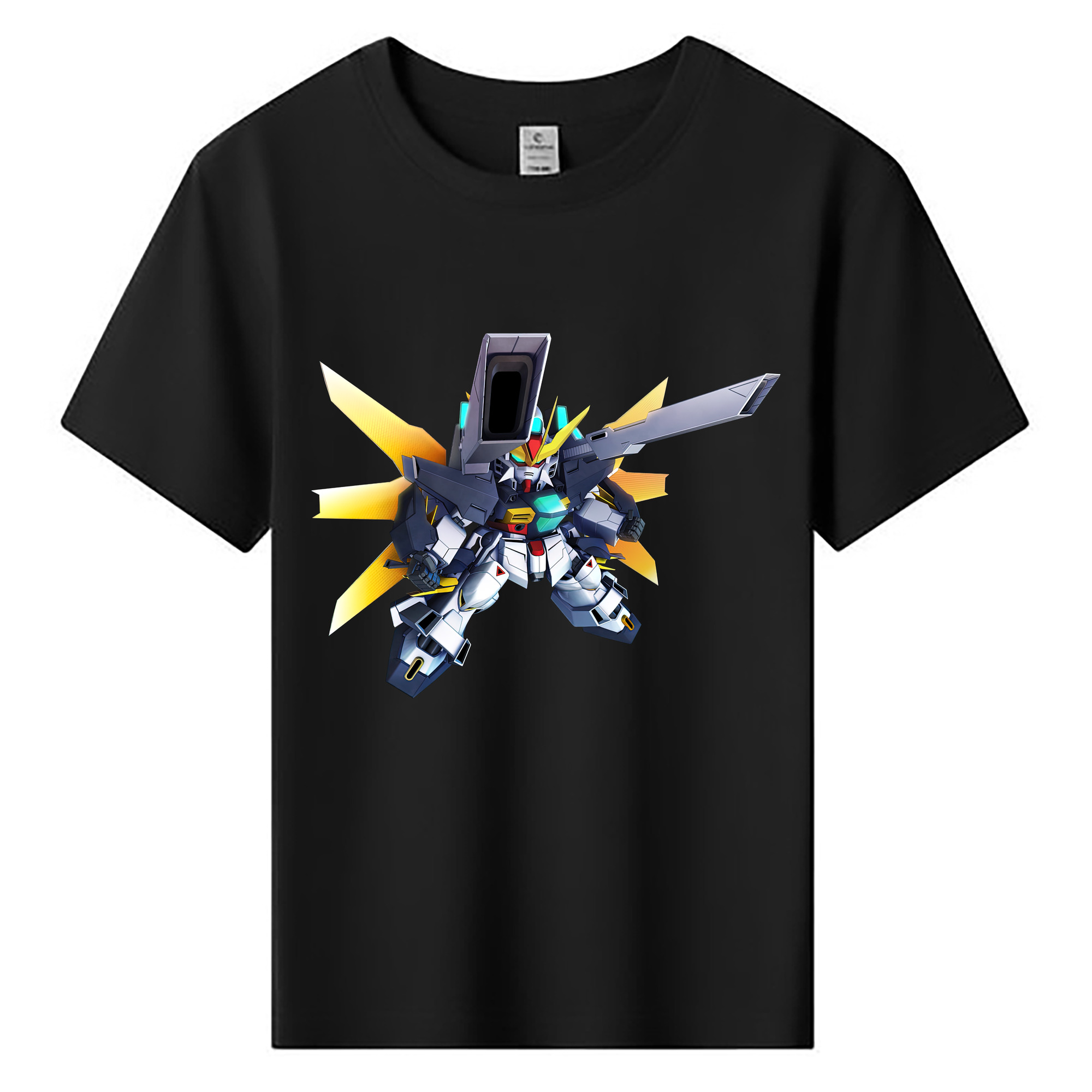 （画像用） 機動戦士ガンダム Mobile Suit Gundam 綿100％キッズTシャツ（フロントプリント）