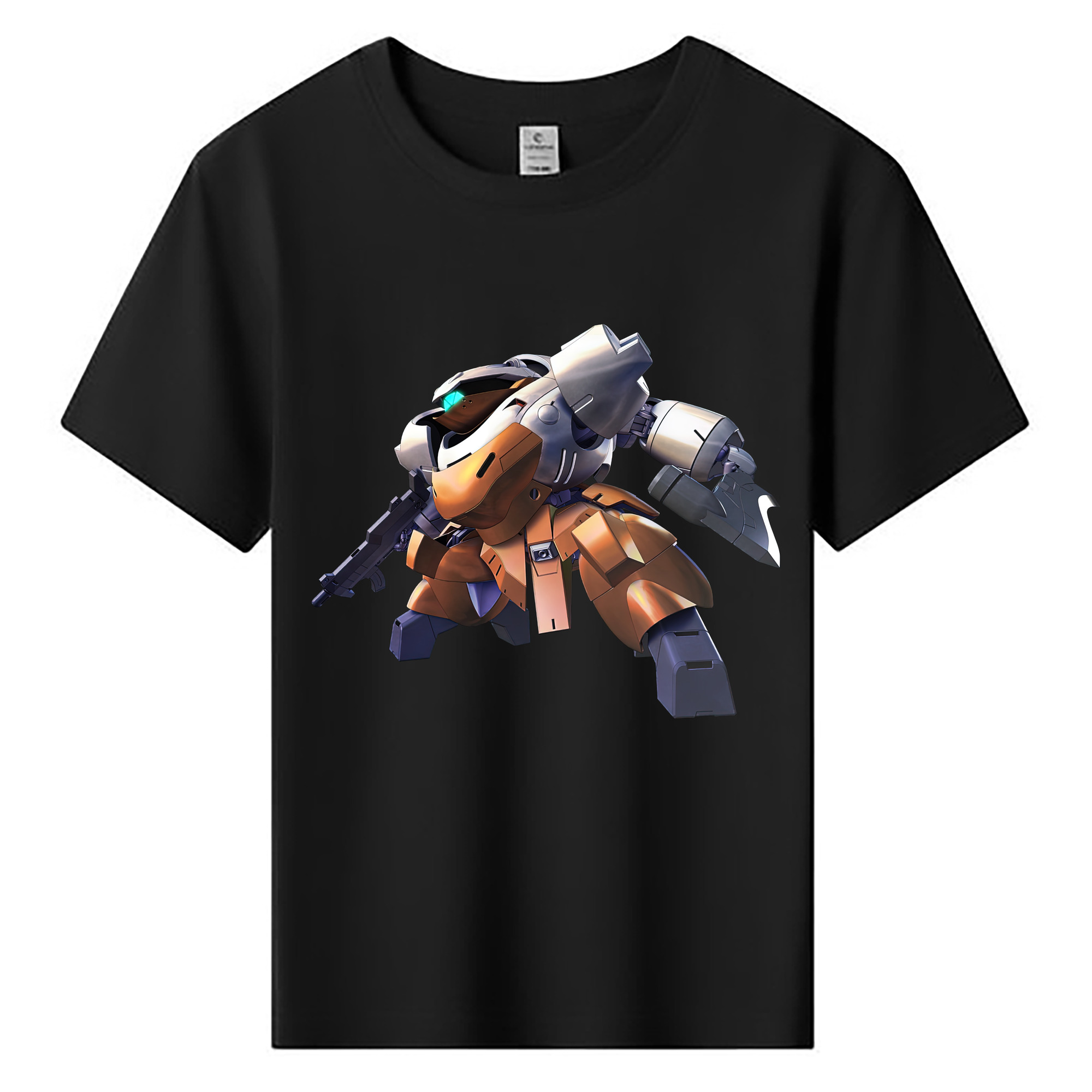 （画像用） 機動戦士ガンダム Mobile Suit Gundam 綿100％キッズTシャツ（フロントプリント）