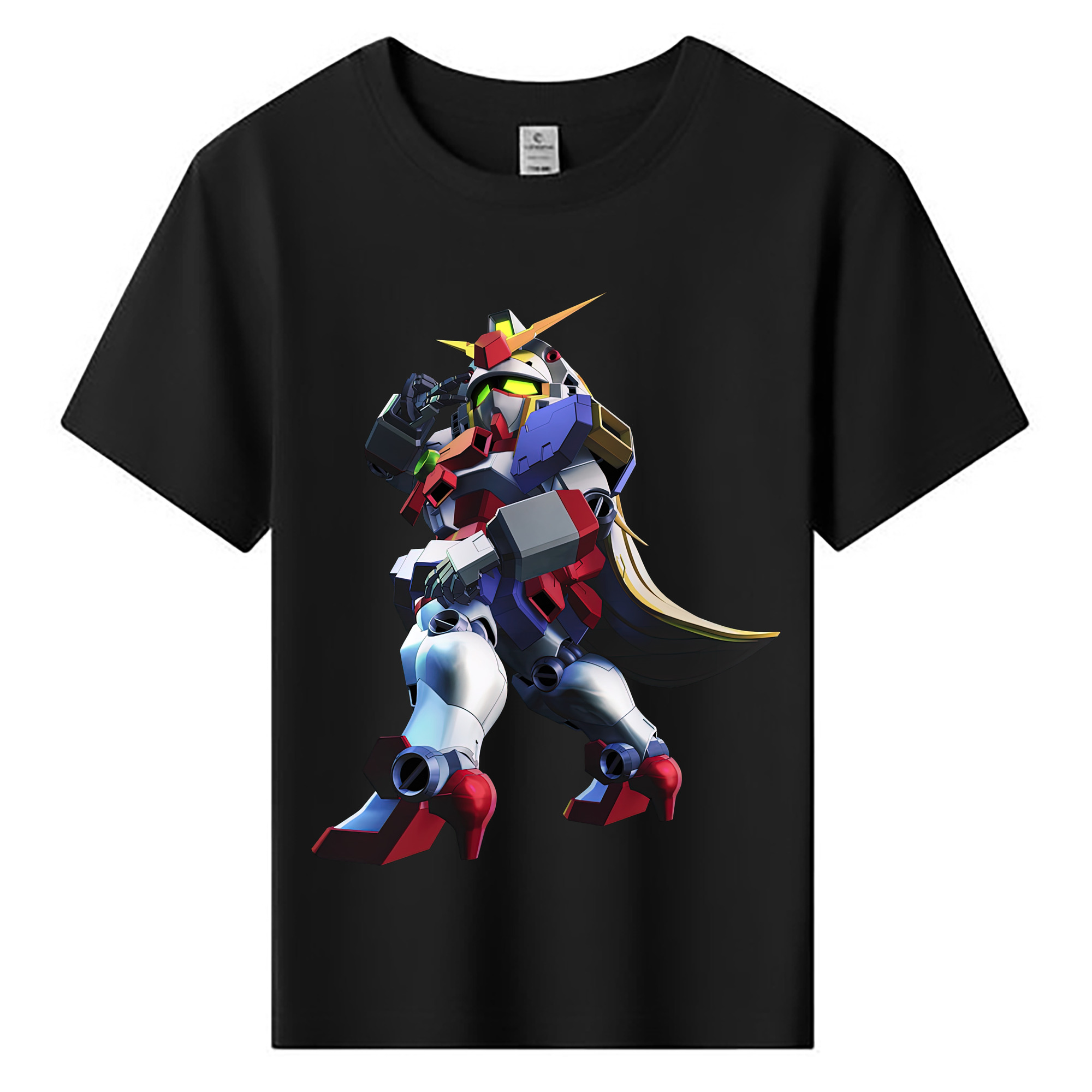 （画像用） 機動戦士ガンダム Mobile Suit Gundam 綿100％キッズTシャツ（フロントプリント）