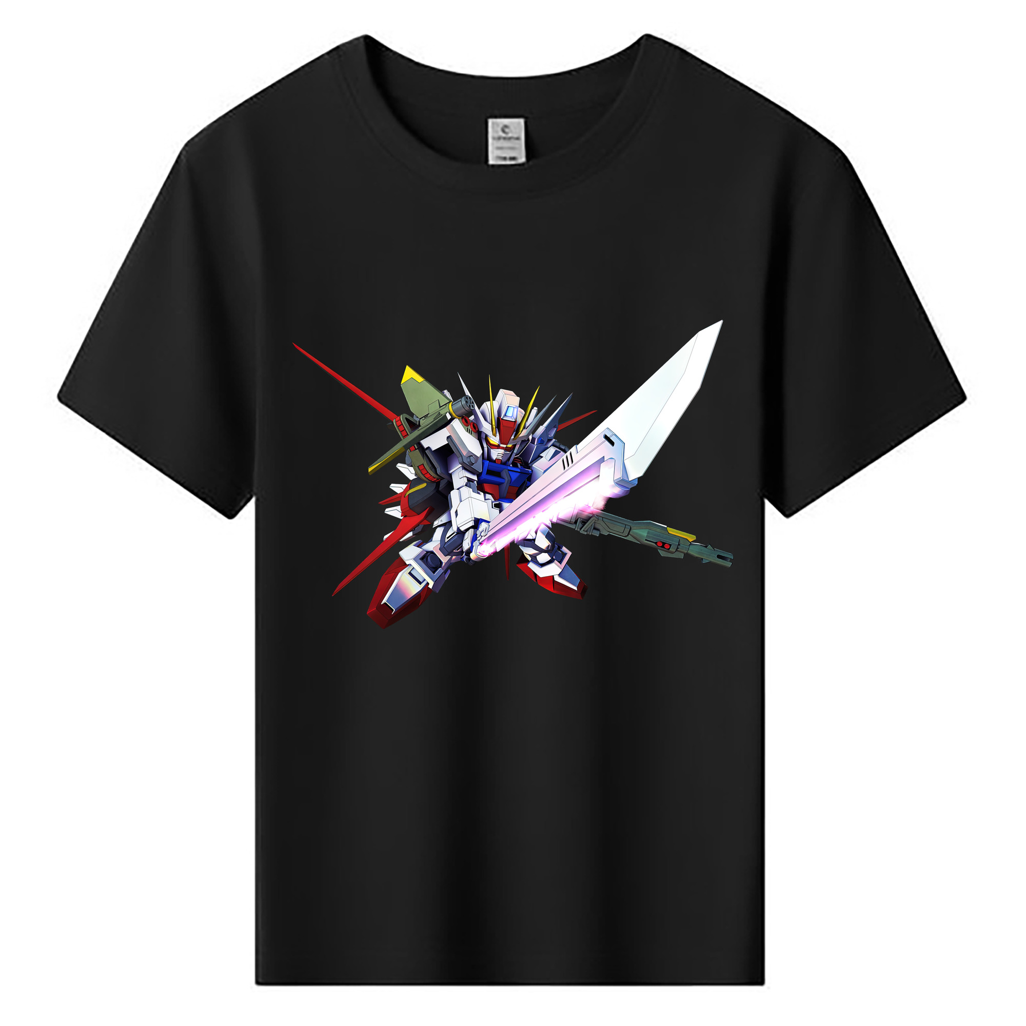 （画像用） 機動戦士ガンダム Mobile Suit Gundam 綿100％キッズTシャツ（フロントプリント）