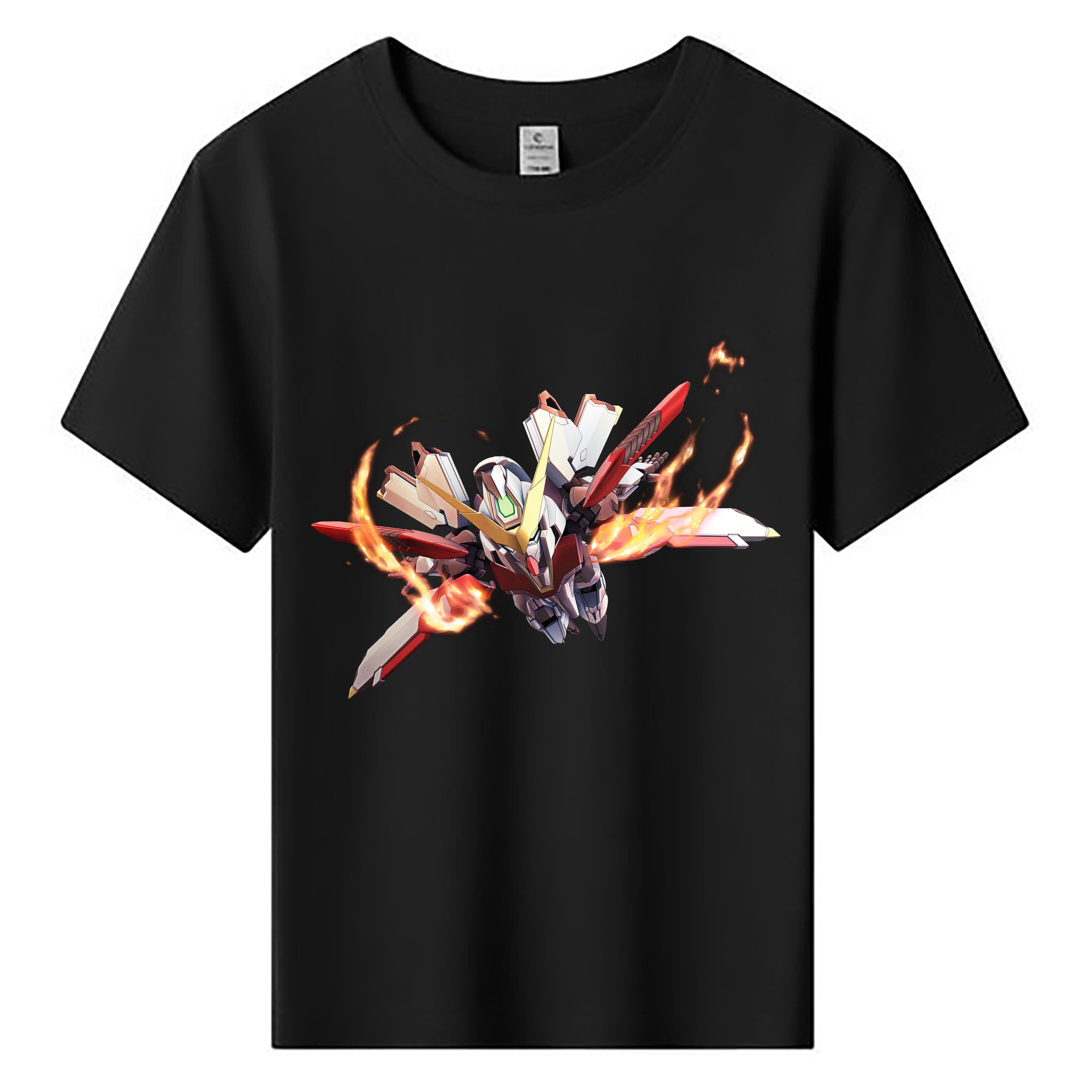 （画像用） 機動戦士ガンダム Mobile Suit Gundam 綿100％キッズTシャツ（フロントプリント）