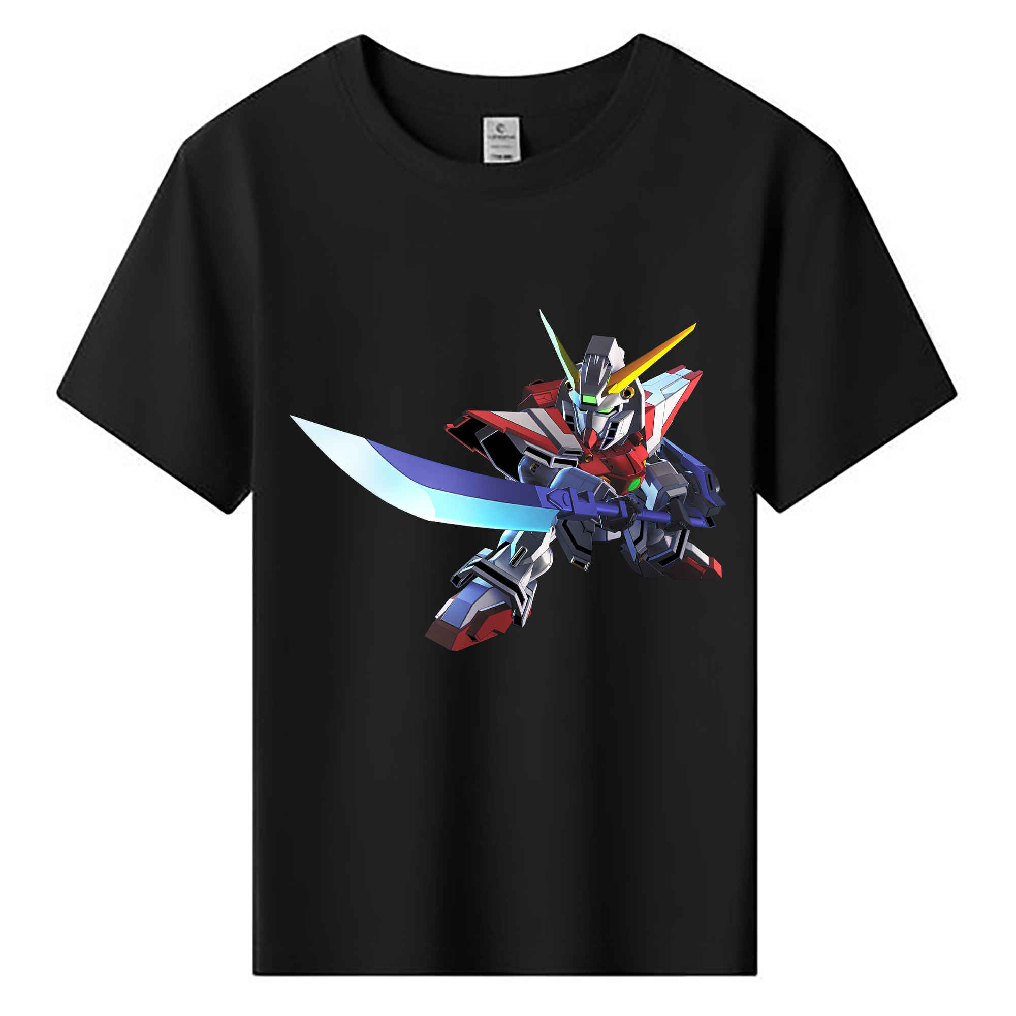 （画像用） 機動戦士ガンダム Mobile Suit Gundam 綿100％キッズTシャツ（フロントプリント）