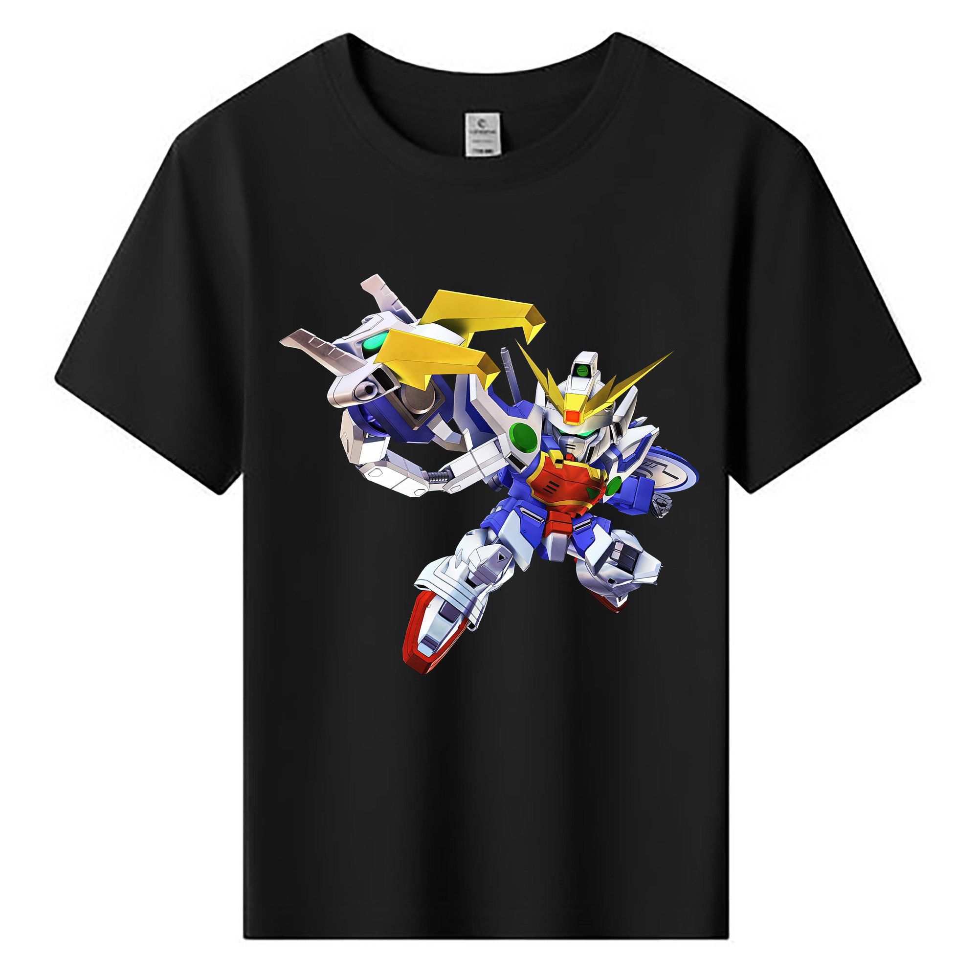 （画像用） 機動戦士ガンダム Mobile Suit Gundam 綿100％キッズTシャツ（フロントプリント）