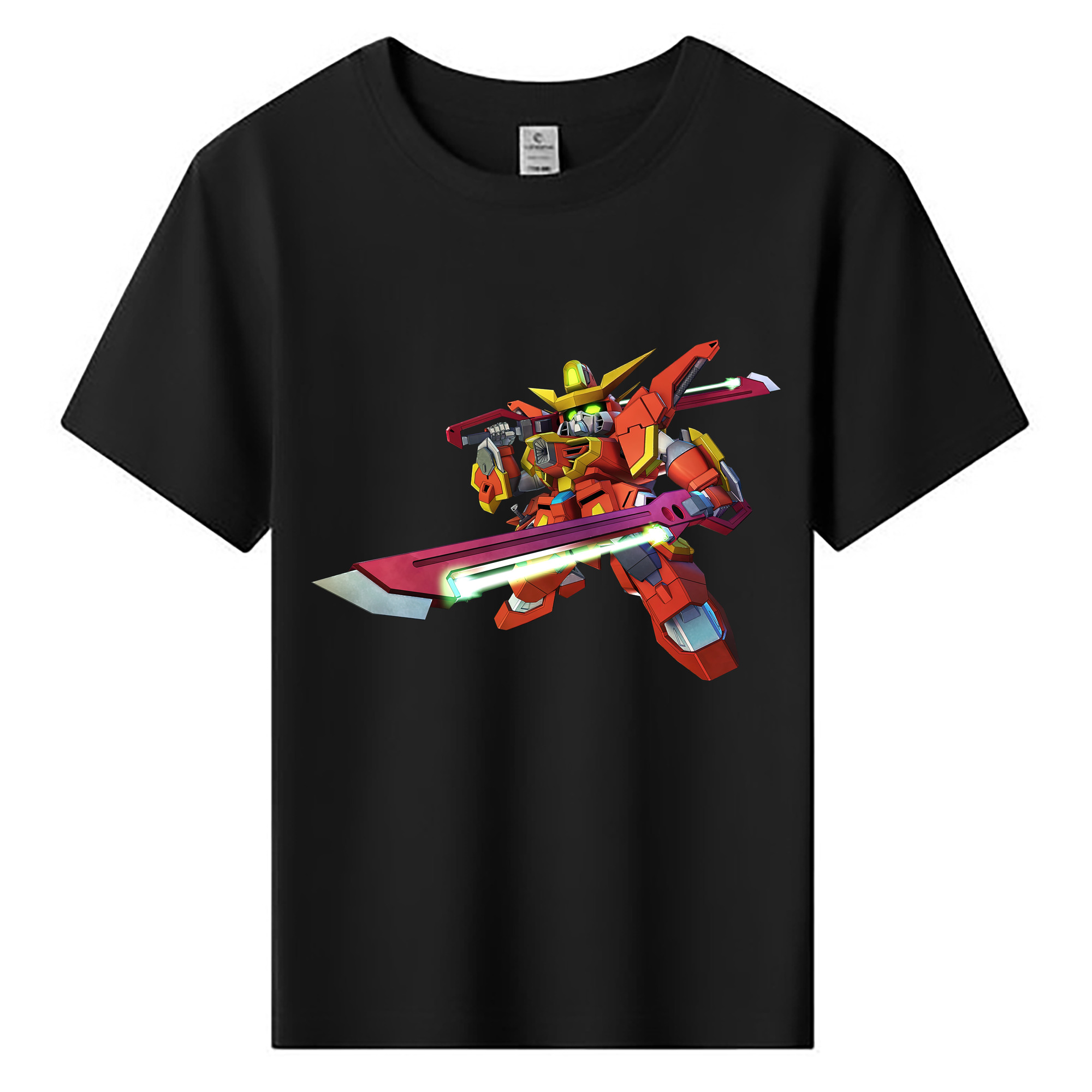（画像用） 機動戦士ガンダム Mobile Suit Gundam 綿100％キッズTシャツ（フロントプリント）
