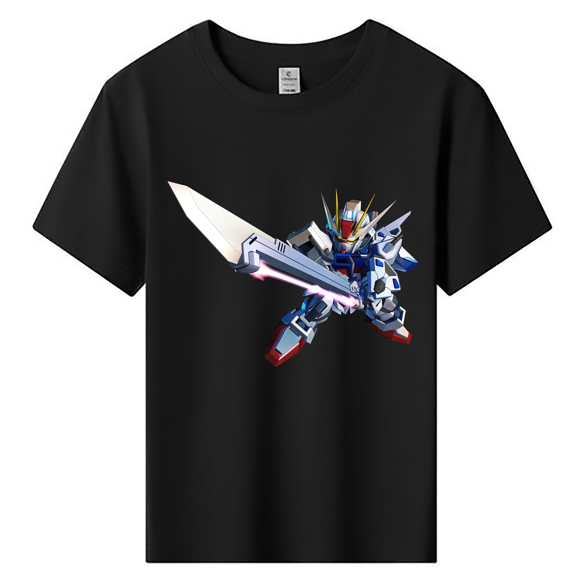 （画像用） 機動戦士ガンダム Mobile Suit Gundam 綿100％キッズTシャツ（フロントプリント）