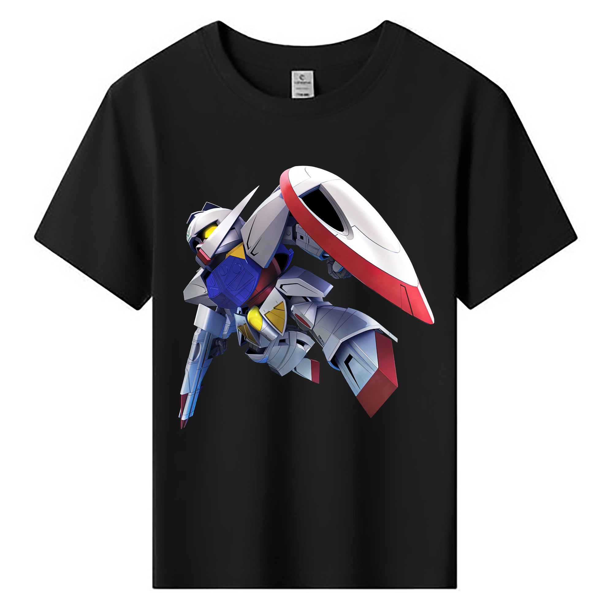 （画像用） 機動戦士ガンダム Mobile Suit Gundam 綿100％キッズTシャツ（フロントプリント）