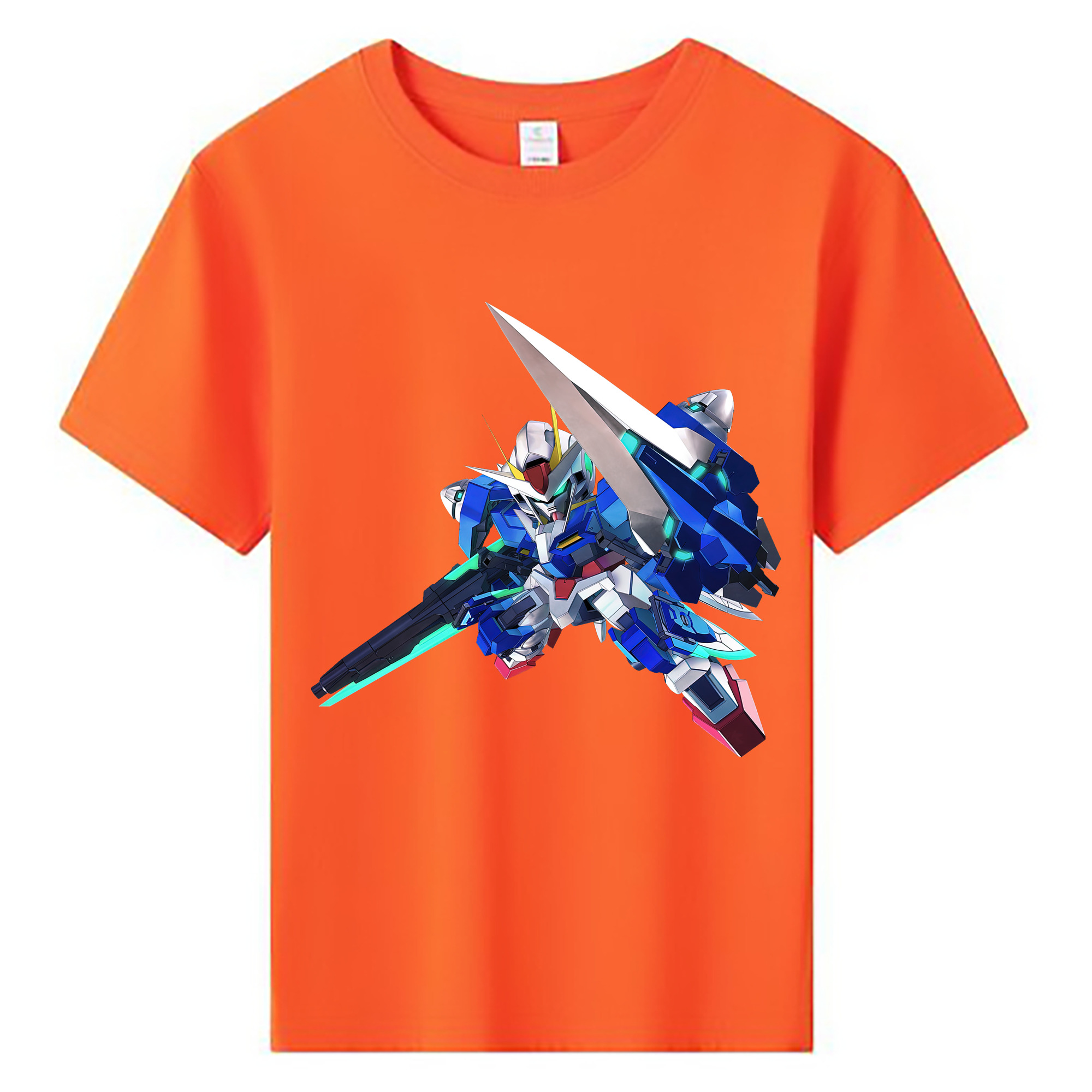 （画像用） 機動戦士ガンダム Mobile Suit Gundam 綿100％キッズTシャツ（フロントプリント）