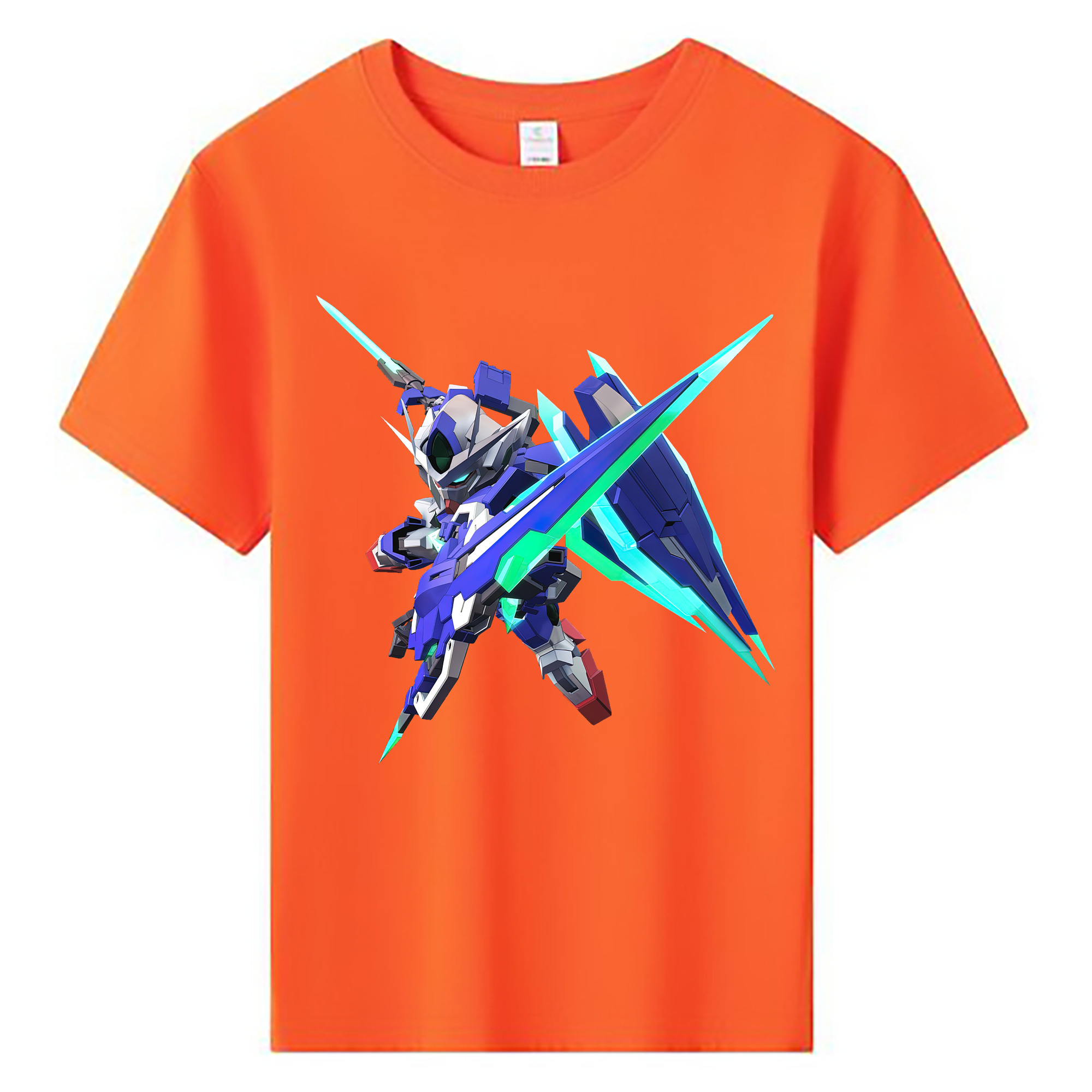（画像用） 機動戦士ガンダム Mobile Suit Gundam 綿100％キッズTシャツ（フロントプリント）