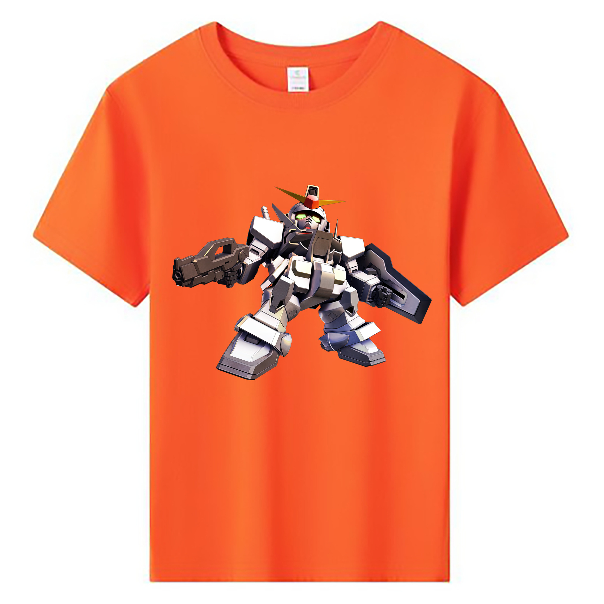 （画像用） 機動戦士ガンダム Mobile Suit Gundam 綿100％キッズTシャツ（フロントプリント）