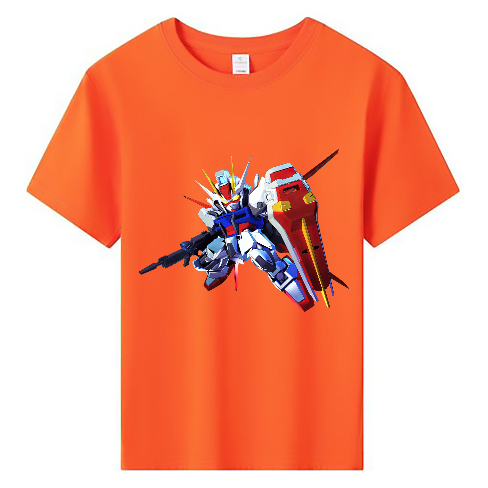 （画像用） 機動戦士ガンダム Mobile Suit Gundam 綿100％キッズTシャツ（フロントプリント）