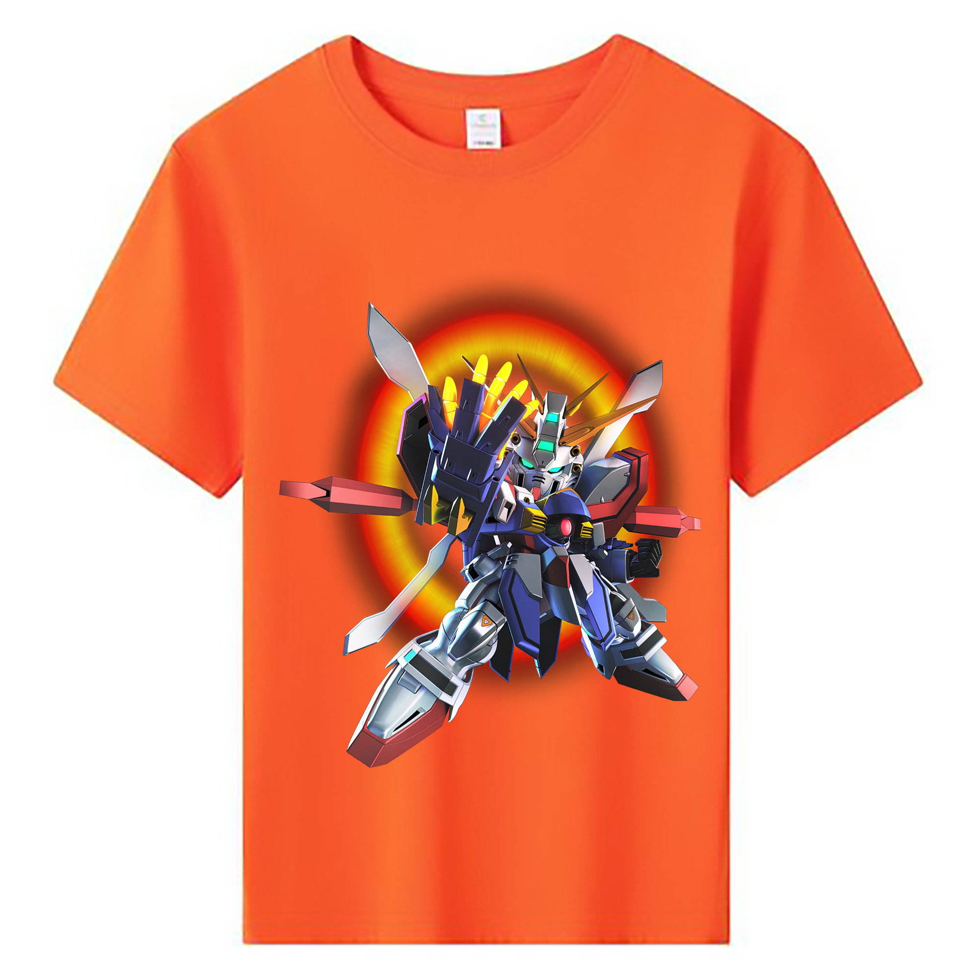 （画像用） 機動戦士ガンダム Mobile Suit Gundam 綿100％キッズTシャツ（フロントプリント）