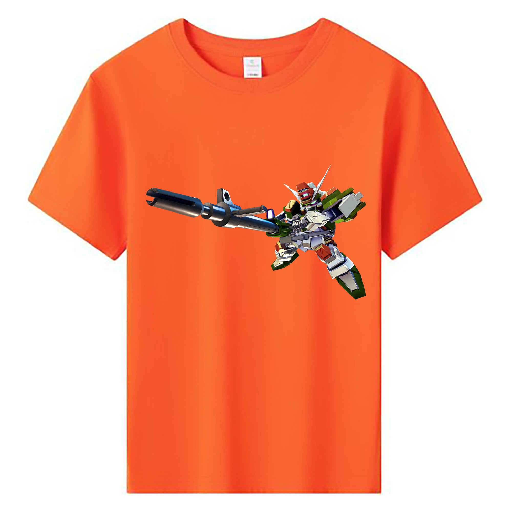 （画像用） 機動戦士ガンダム Mobile Suit Gundam 綿100％キッズTシャツ（フロントプリント）