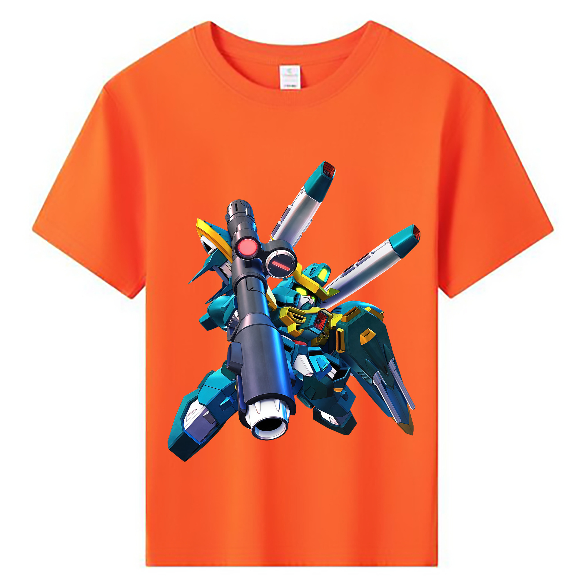 （画像用） 機動戦士ガンダム Mobile Suit Gundam 綿100％キッズTシャツ（フロントプリント）