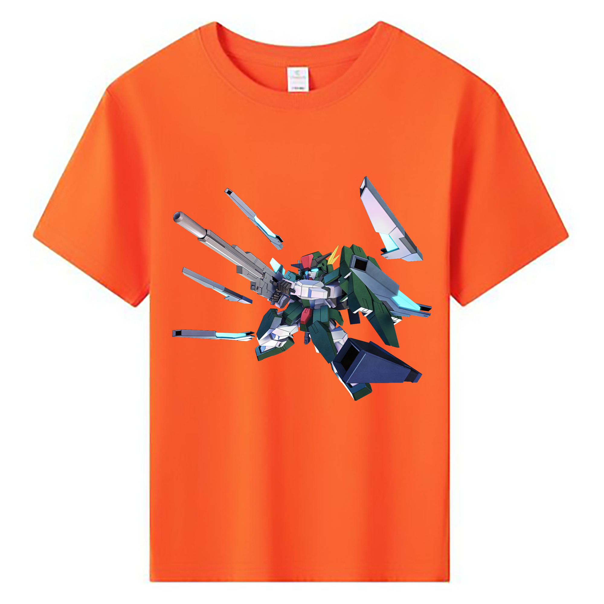 （画像用） 機動戦士ガンダム Mobile Suit Gundam 綿100％キッズTシャツ（フロントプリント）