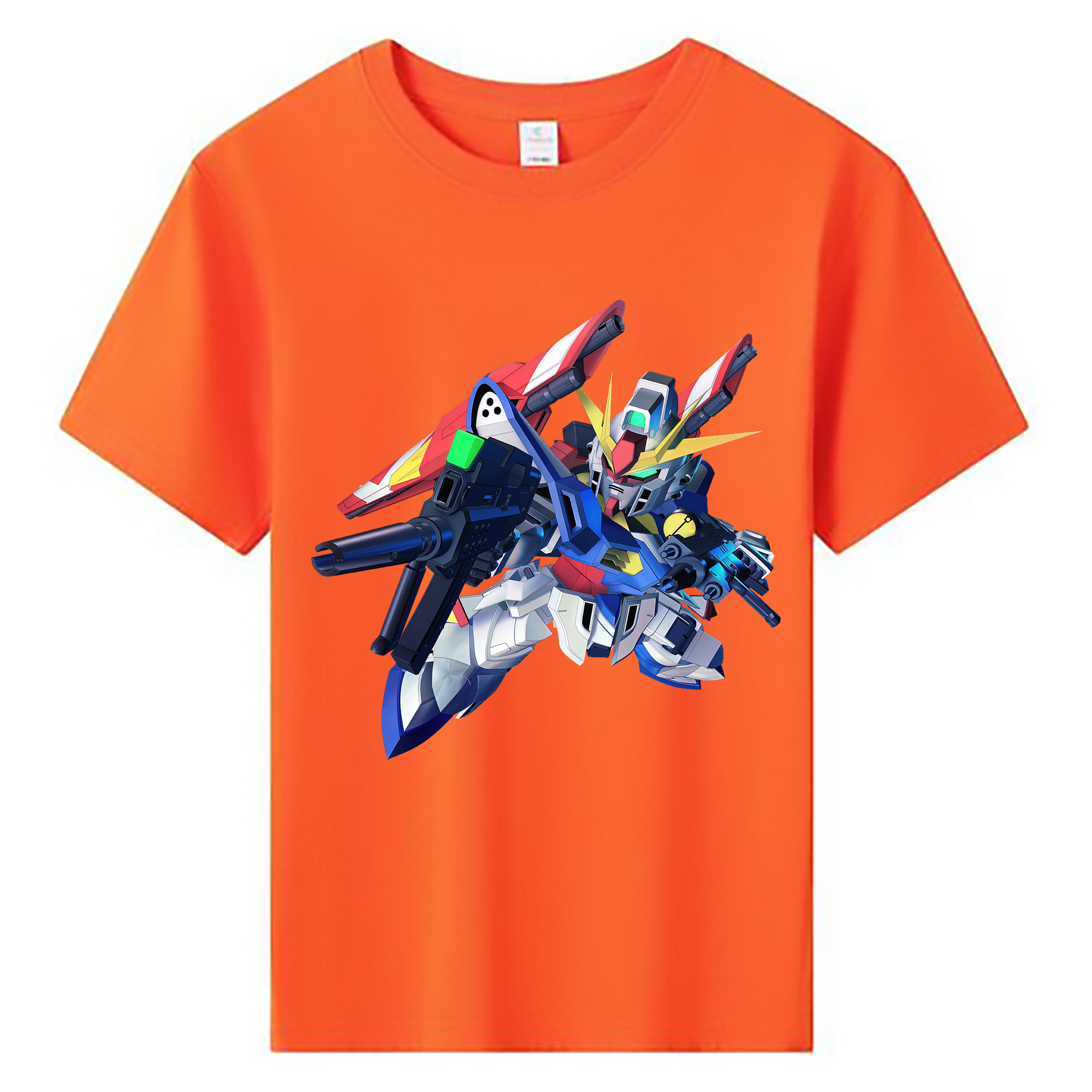 （画像用） 機動戦士ガンダム Mobile Suit Gundam 綿100％キッズTシャツ（フロントプリント）