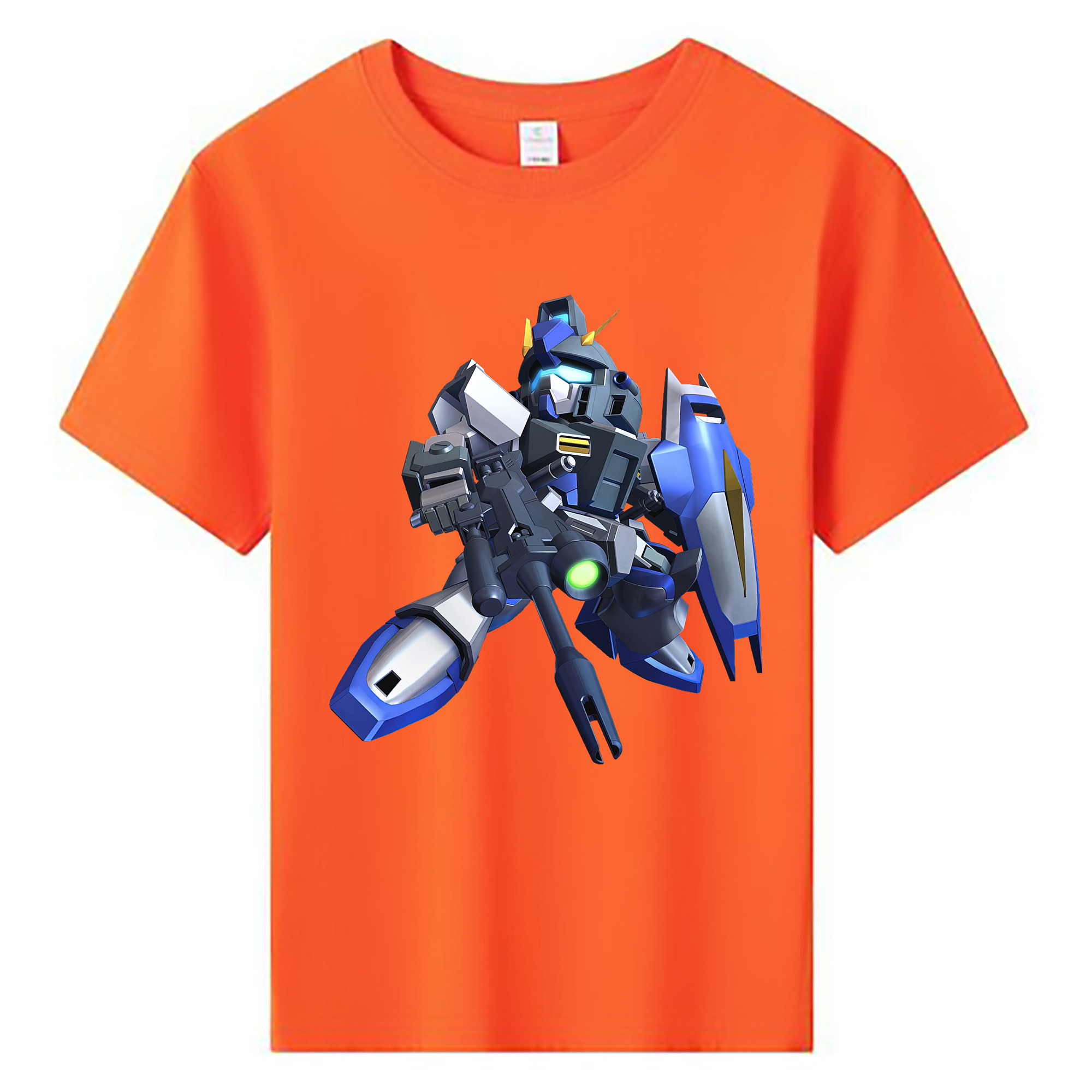 （画像用） 機動戦士ガンダム Mobile Suit Gundam 綿100％キッズTシャツ（フロントプリント）