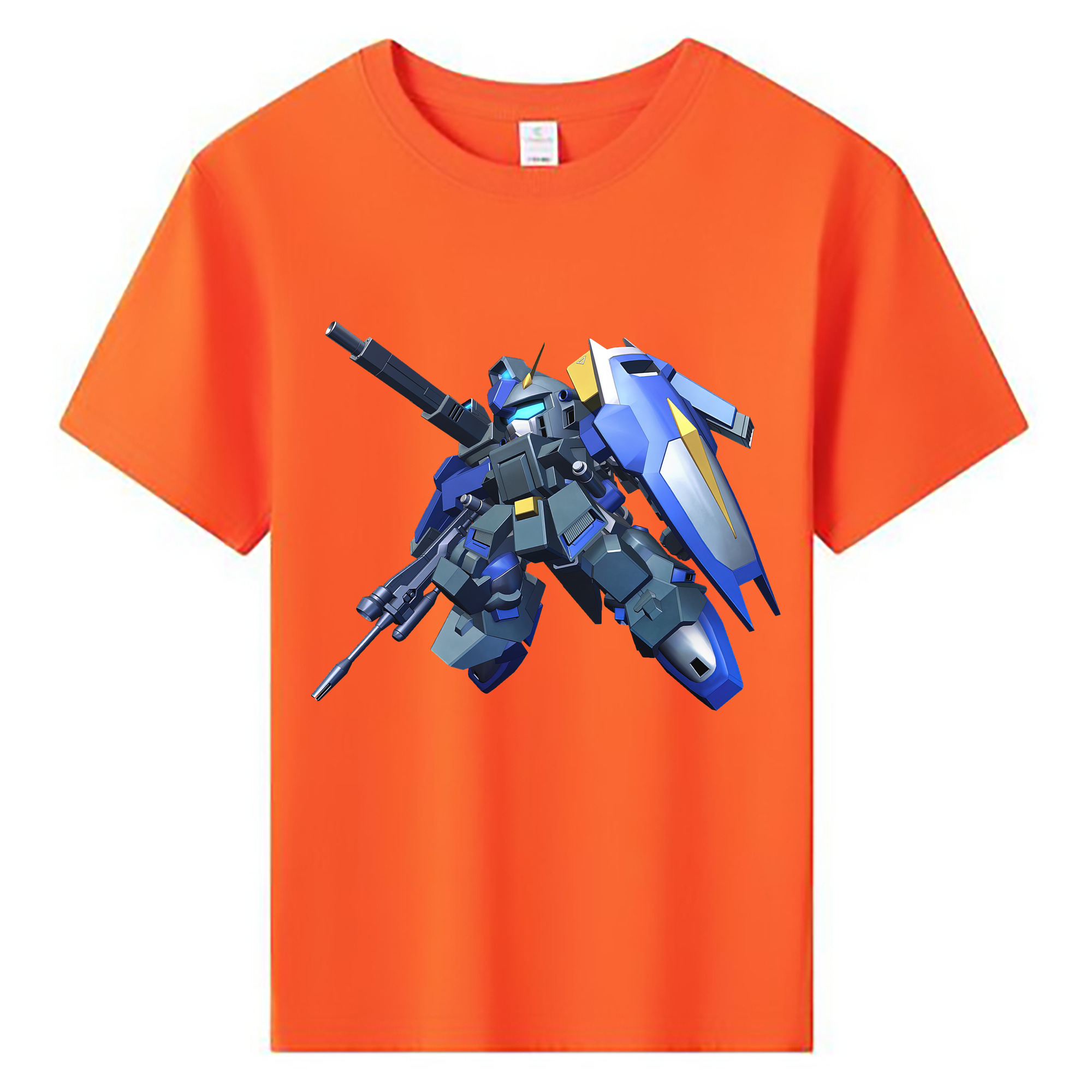 （画像用） 機動戦士ガンダム Mobile Suit Gundam 綿100％キッズTシャツ（フロントプリント）