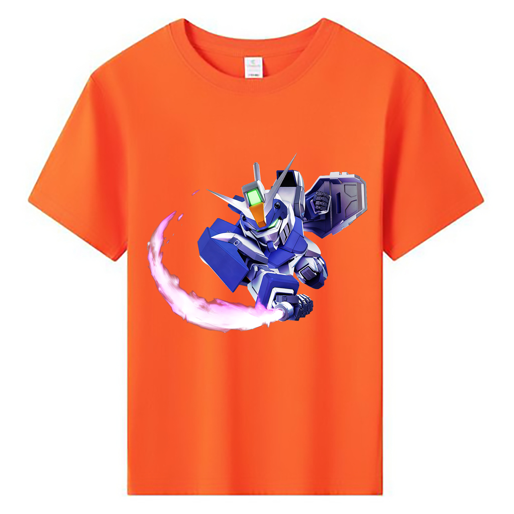 （画像用） 機動戦士ガンダム Mobile Suit Gundam 綿100％キッズTシャツ（フロントプリント）