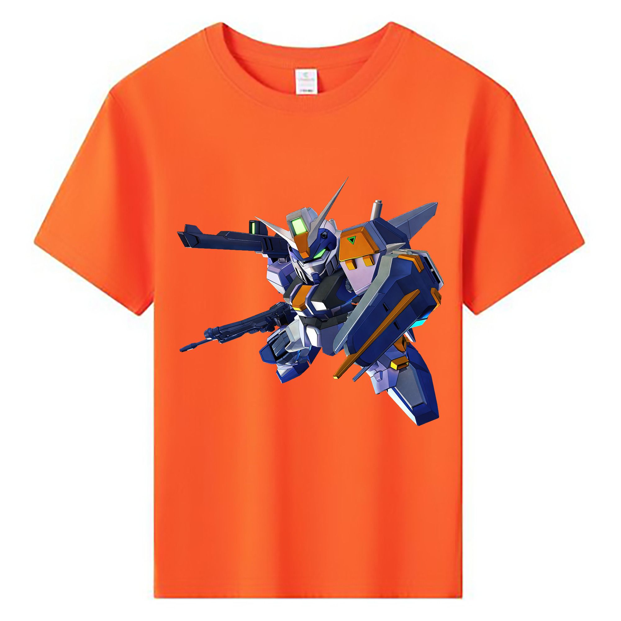（画像用） 機動戦士ガンダム Mobile Suit Gundam 綿100％キッズTシャツ（フロントプリント）