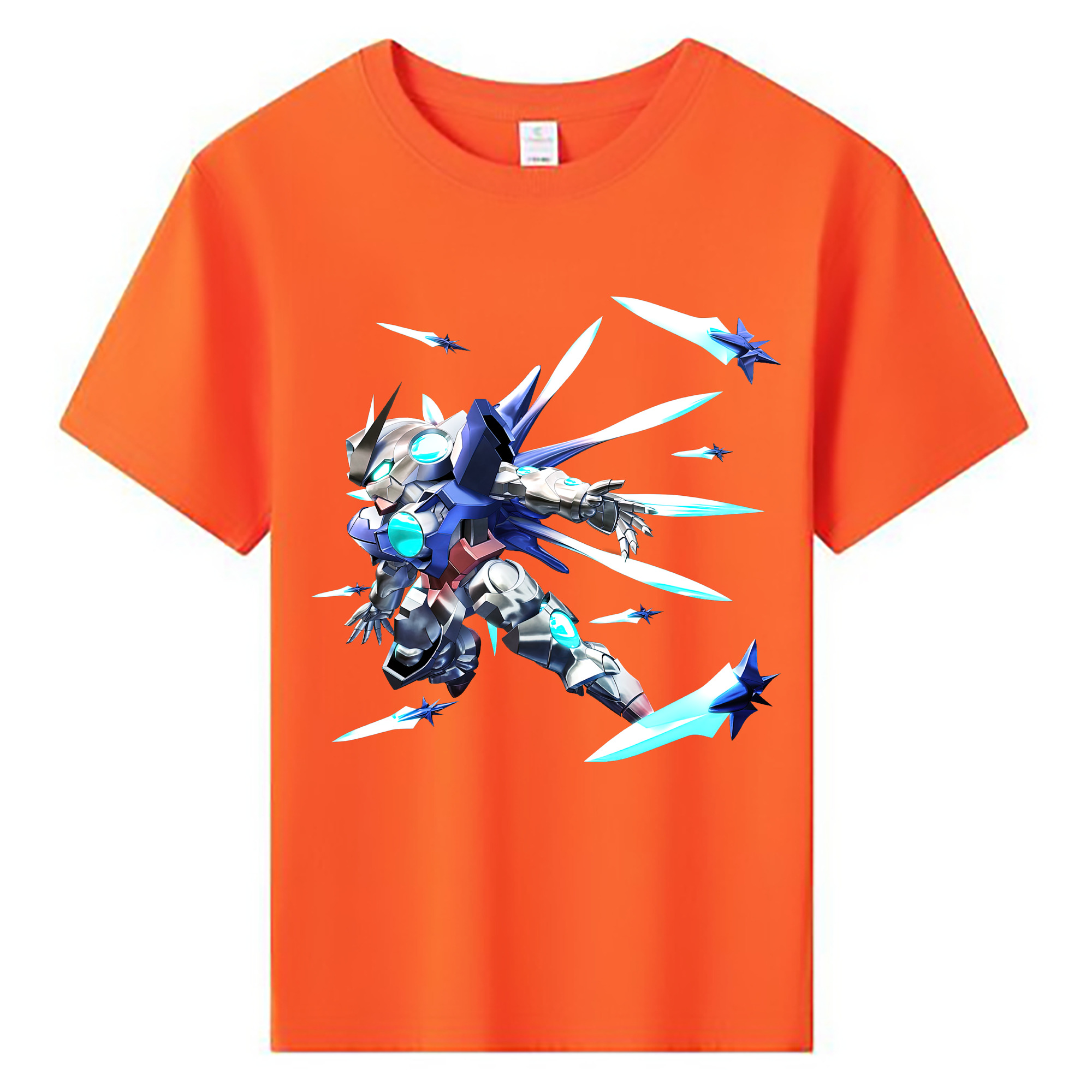 （画像用） 機動戦士ガンダム Mobile Suit Gundam 綿100％キッズTシャツ（フロントプリント）